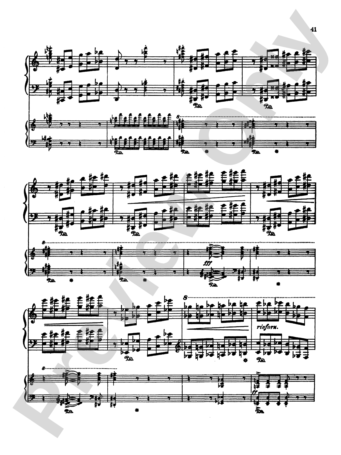 Liszt: Piano Concerto No. 2 in A Major: Piano Duo (2 Pianos, 4 Hands) Book (2 copies required)