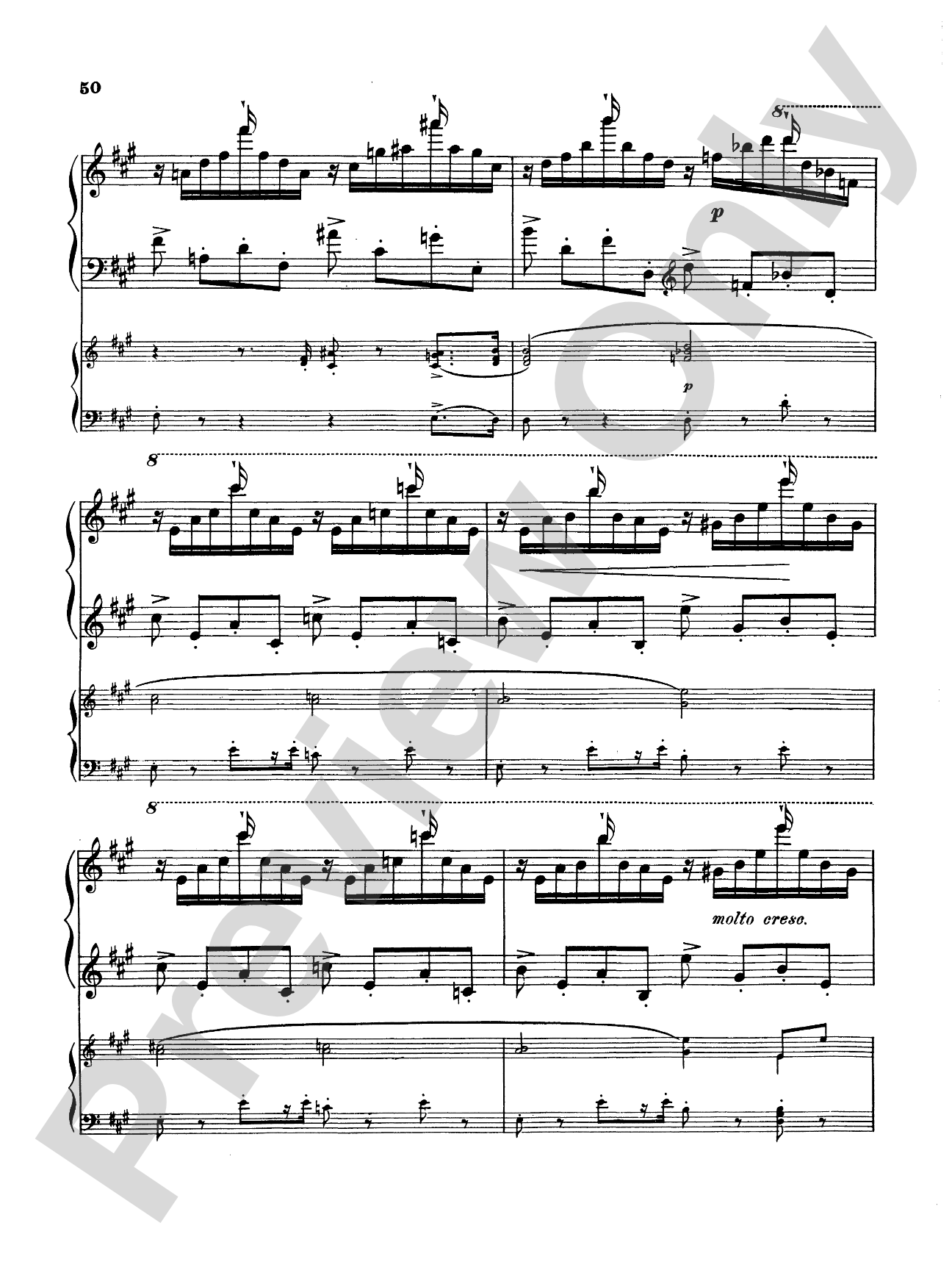 Liszt: Piano Concerto No. 2 in A Major: Piano Duo (2 Pianos, 4 Hands) Book (2 copies required)