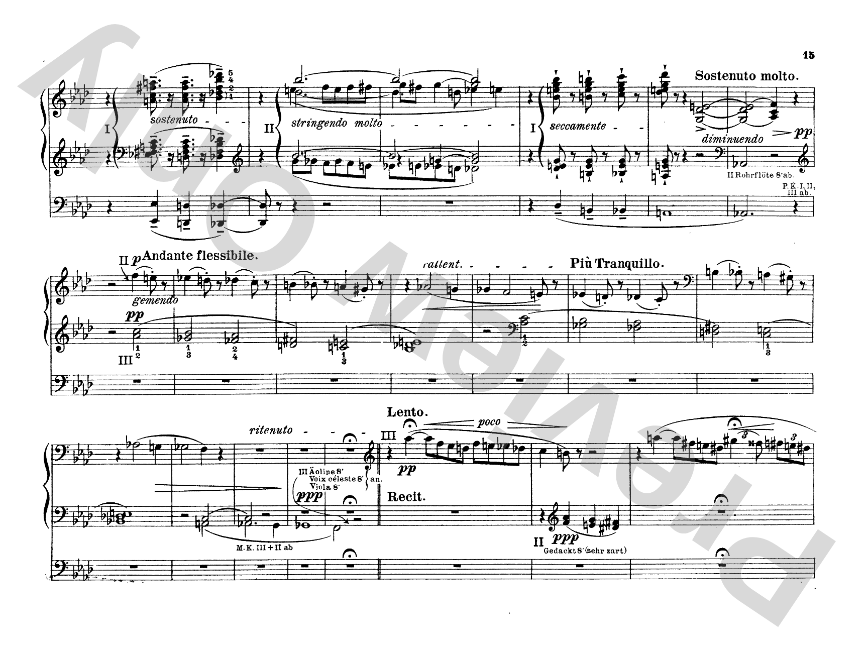 Liszt: Organ Works, Volume I: Organ Comb Bound Book