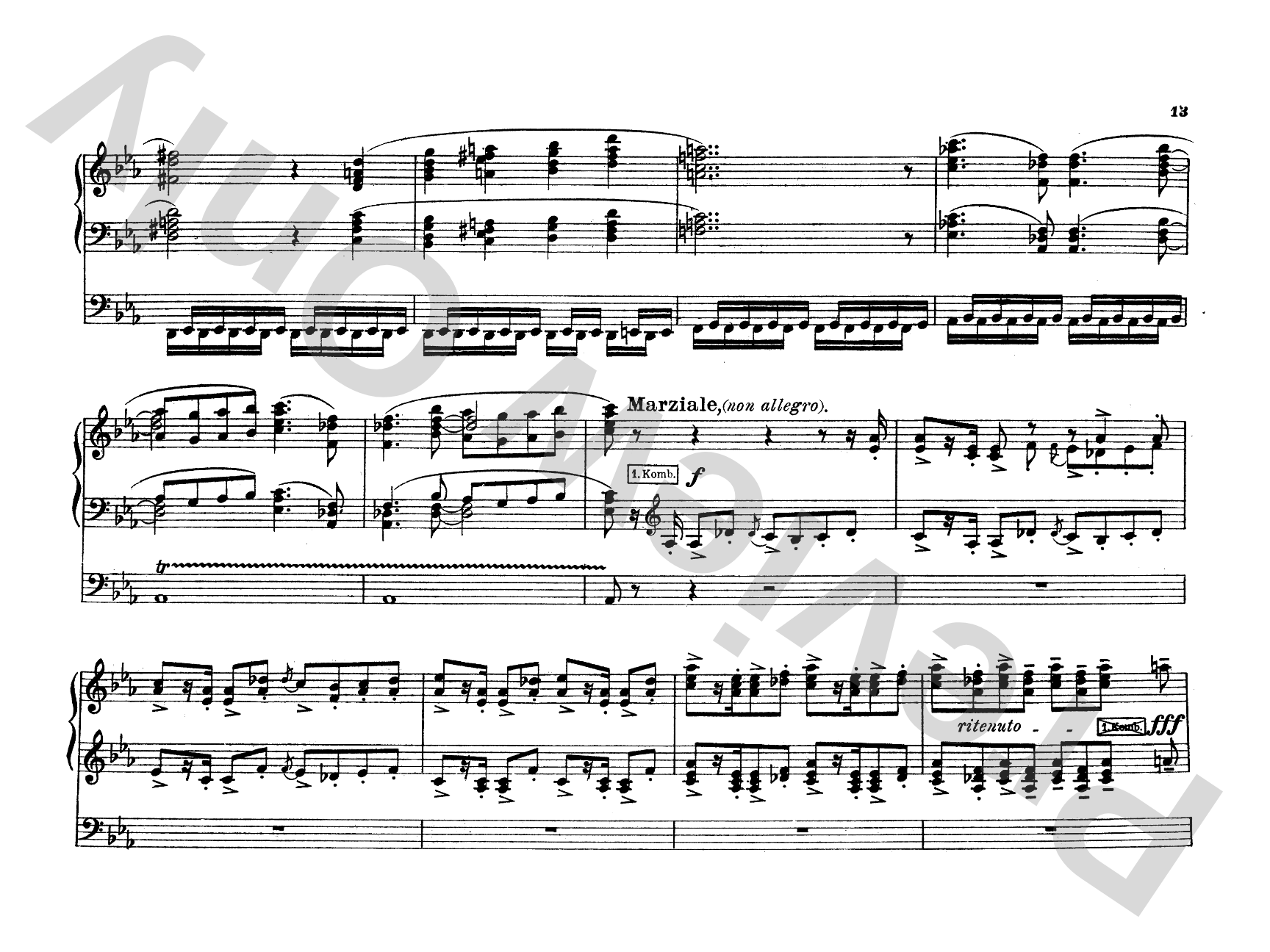 Liszt: Organ Works, Volume II: Organ Comb Bound Book
