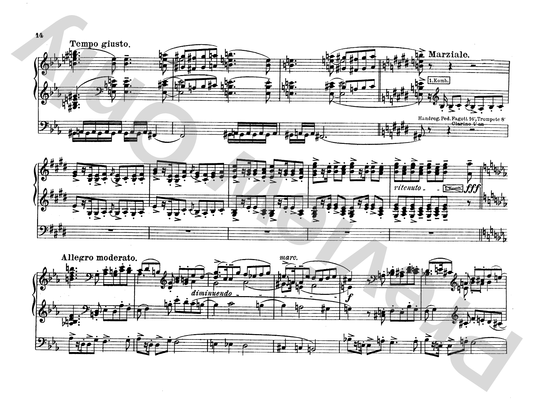 Liszt: Organ Works, Volume II: Organ Comb Bound Book