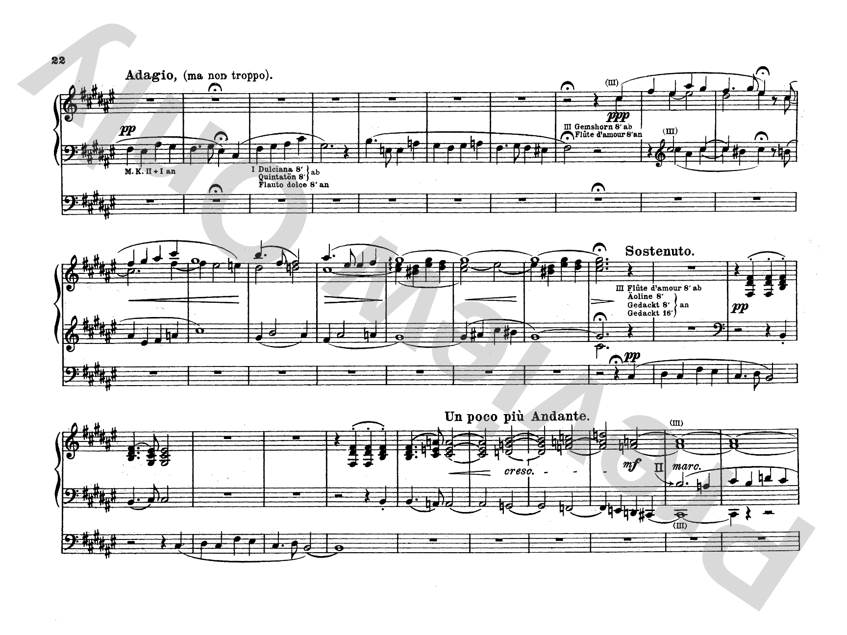 Liszt: Organ Works, Volume II: Organ Comb Bound Book
