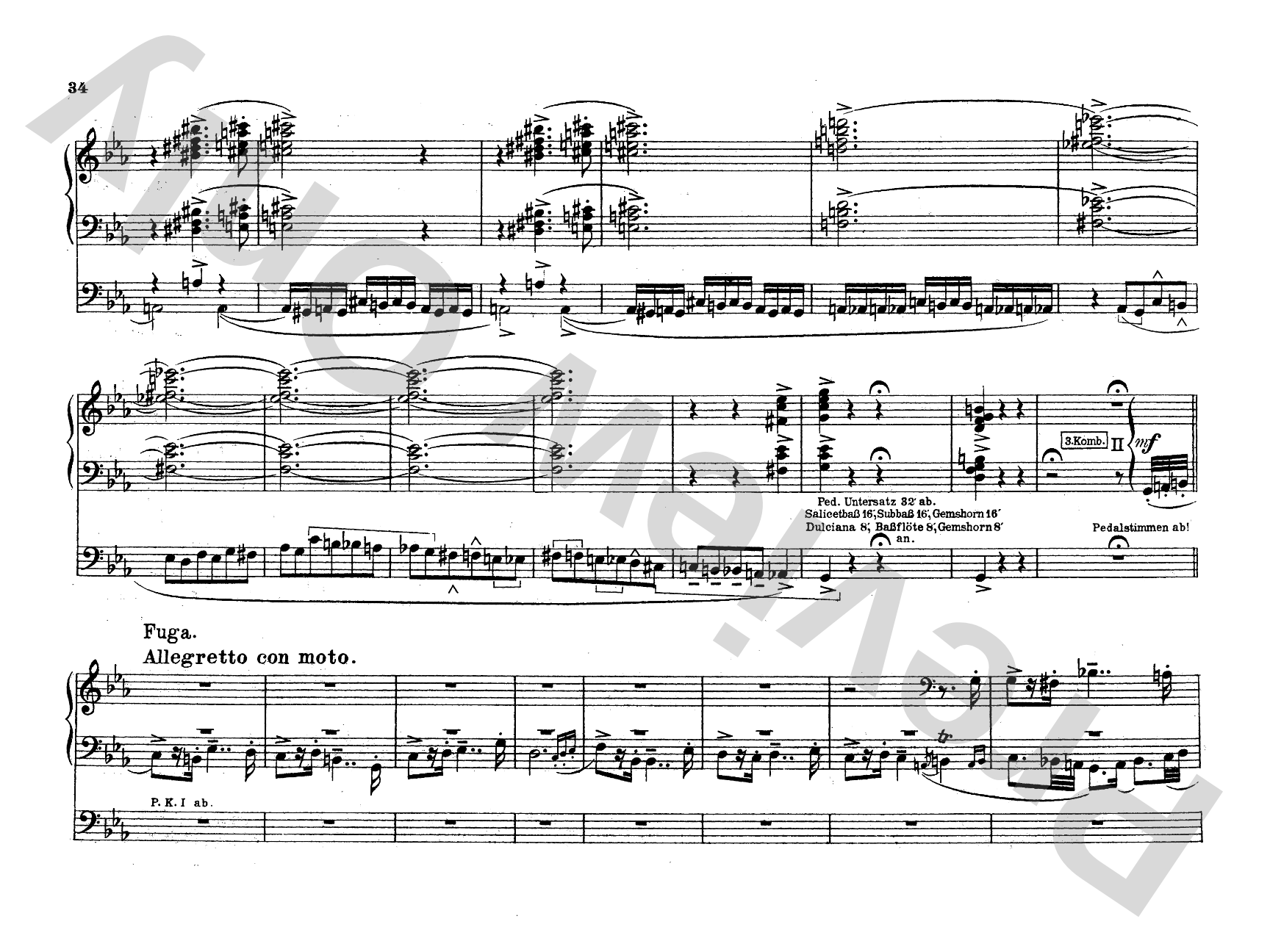 Liszt: Organ Works, Volume II: Organ Comb Bound Book