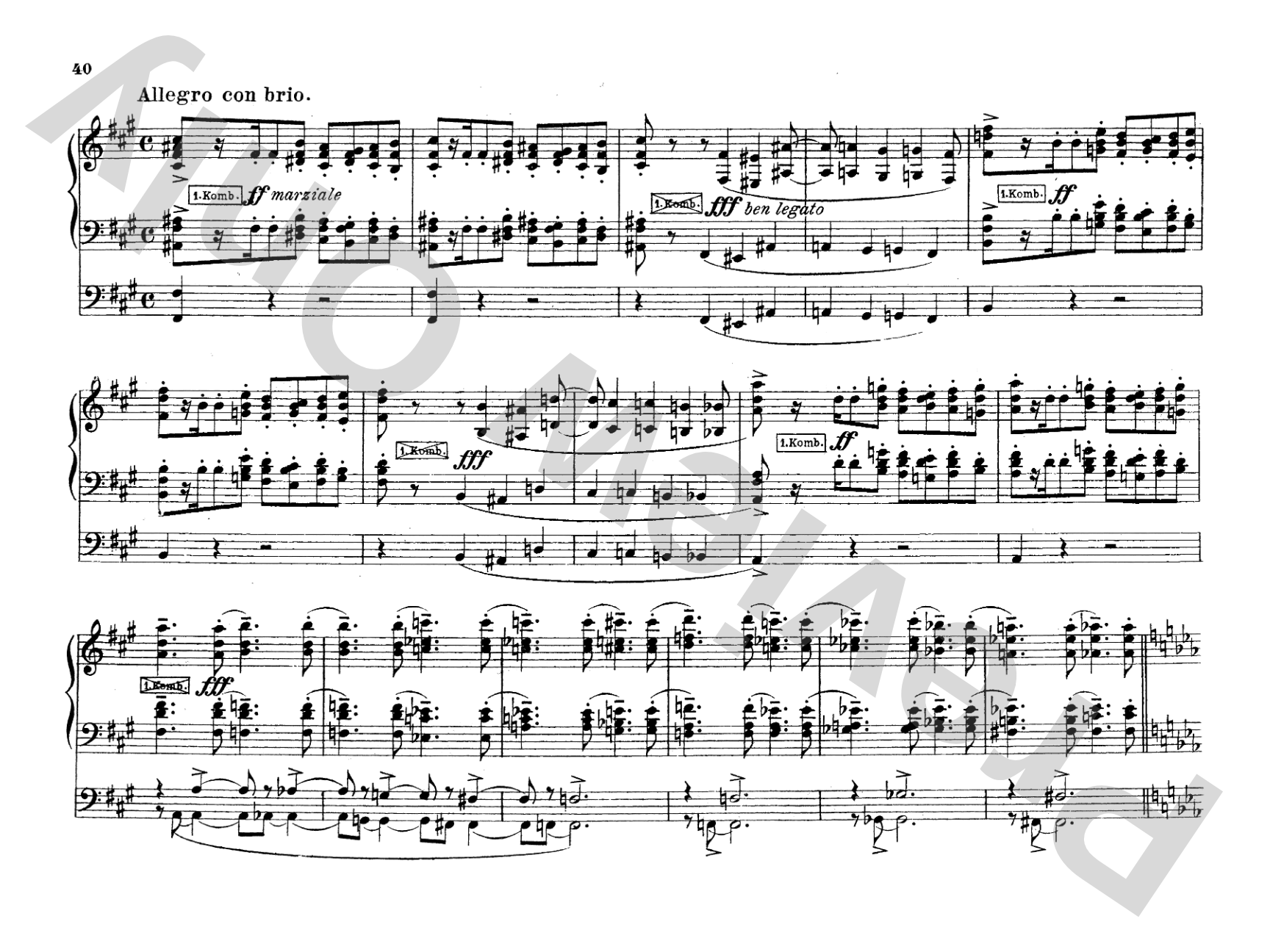 Liszt: Organ Works, Volume II: Organ Comb Bound Book