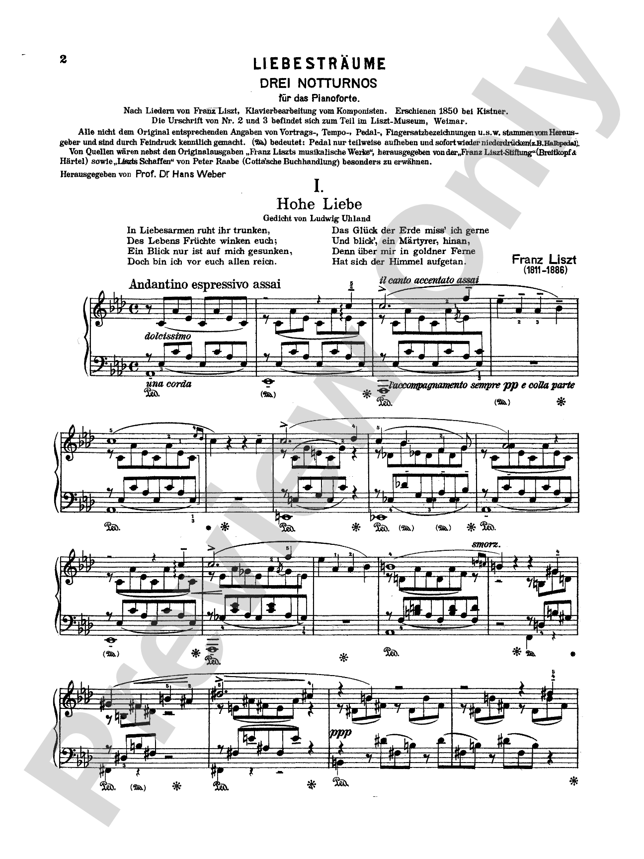 Liszt: Album II: Piano Book