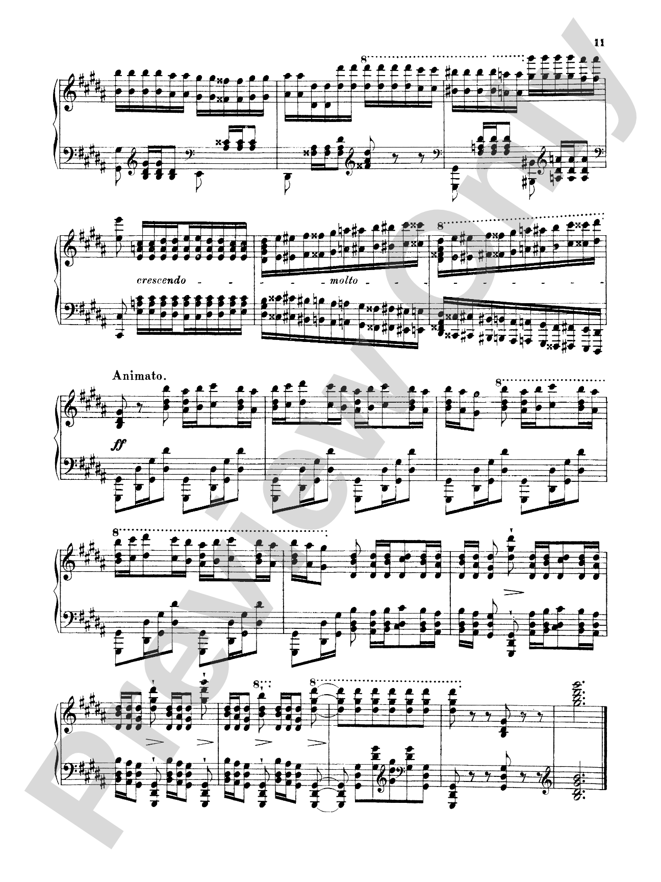 Liszt: La Campanella: Piano