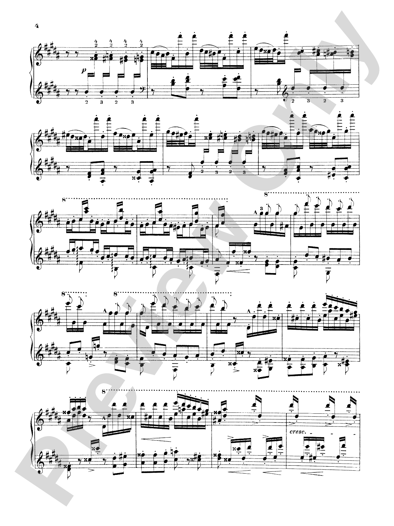Liszt: La Campanella: Piano
