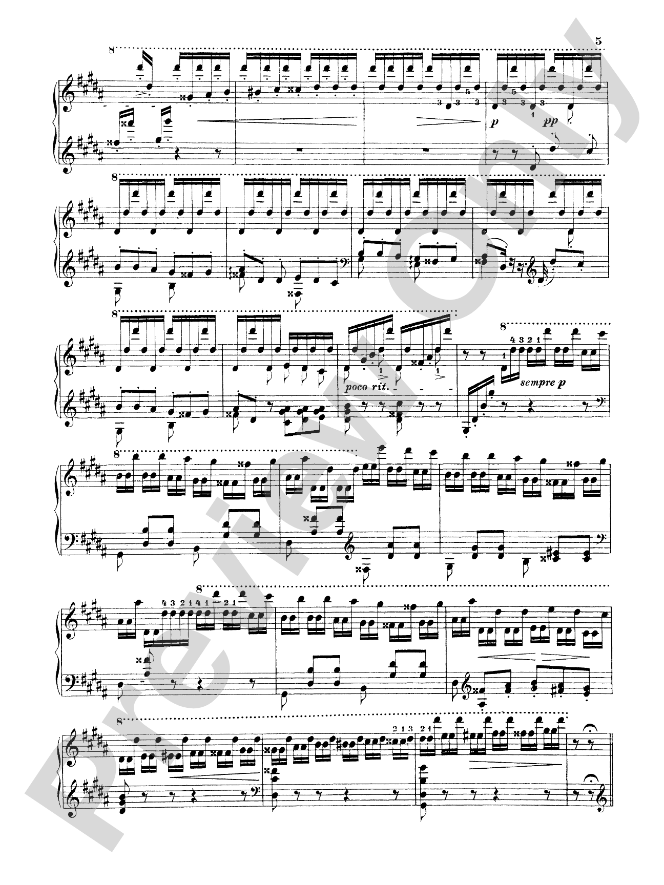 Liszt: La Campanella: Piano
