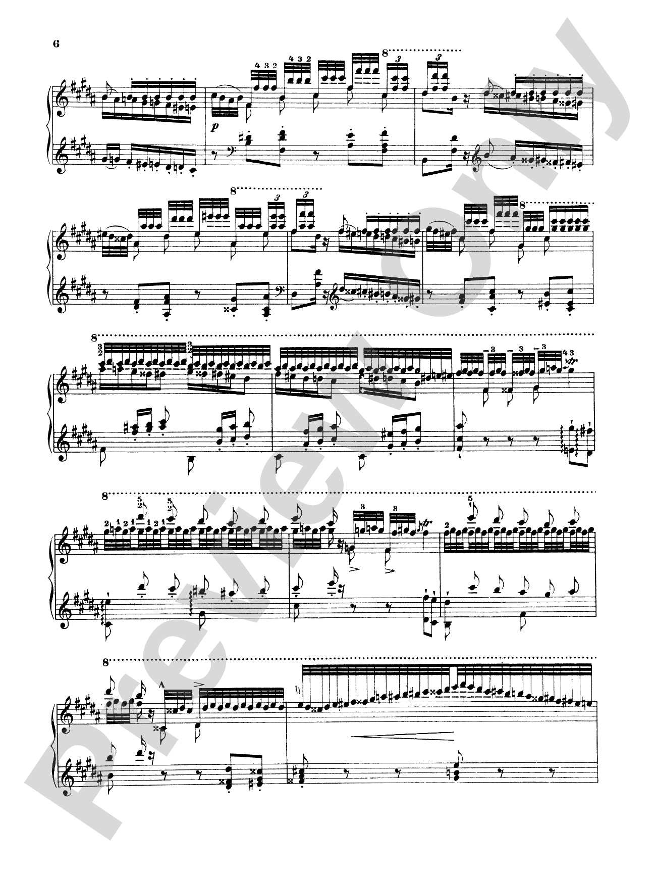 Liszt: La Campanella: Piano