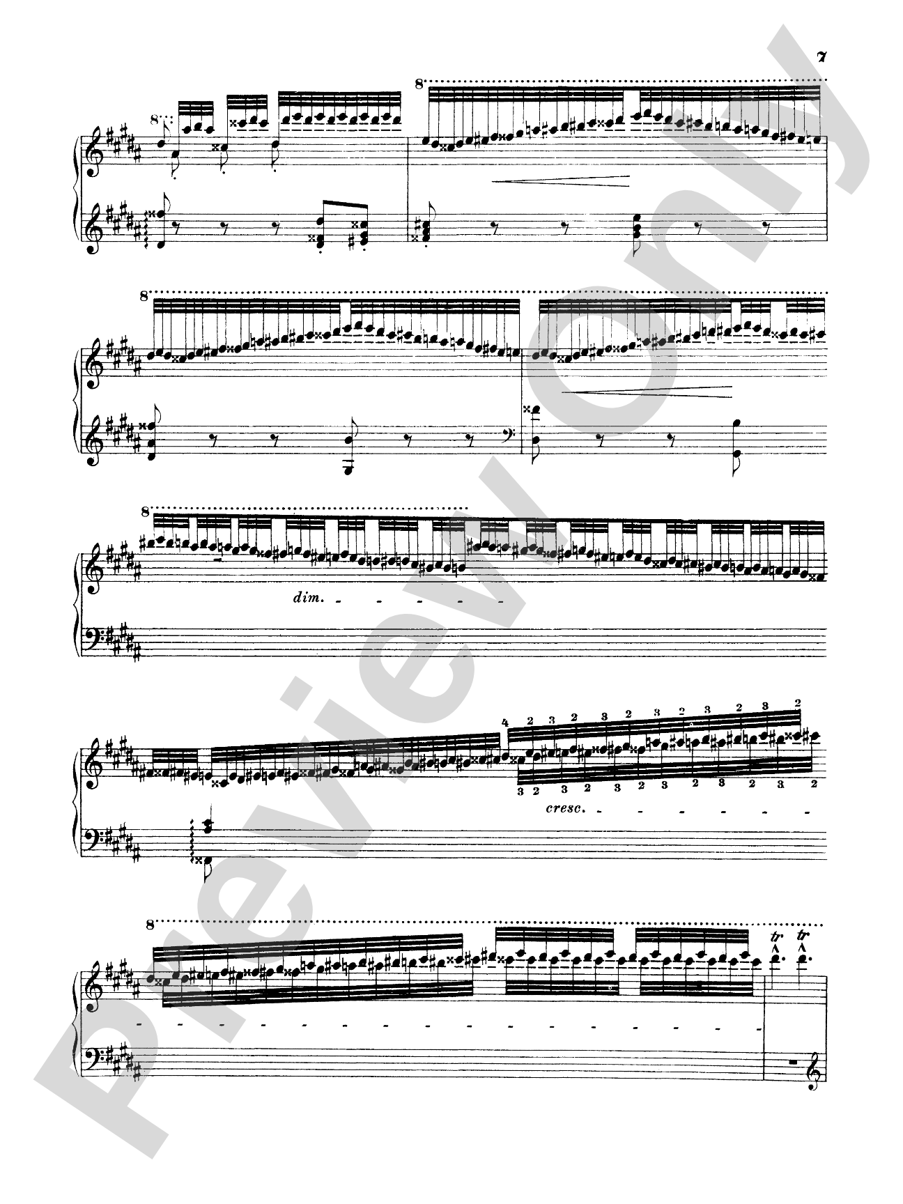 Liszt: La Campanella: Piano