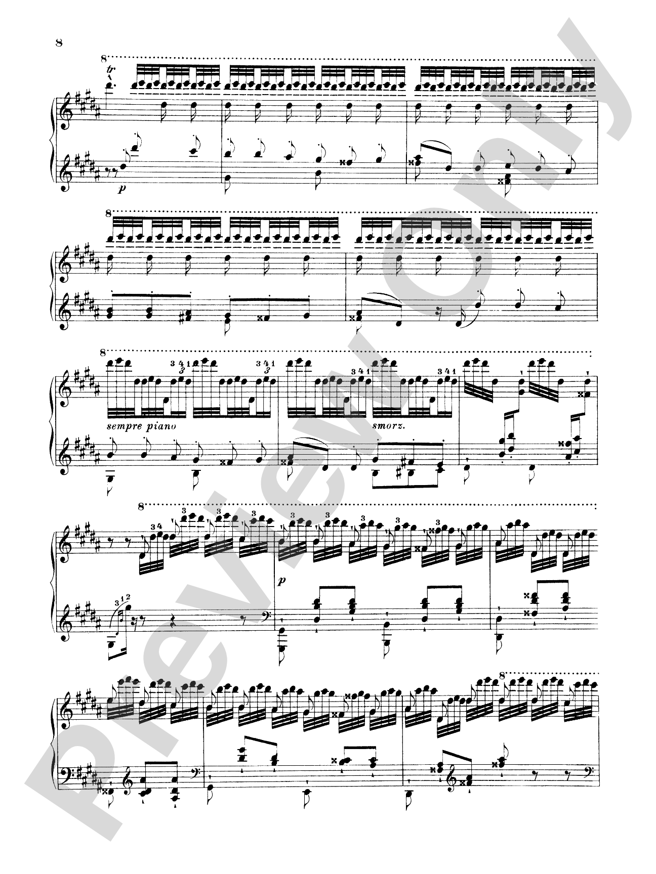 Liszt: La Campanella: Piano