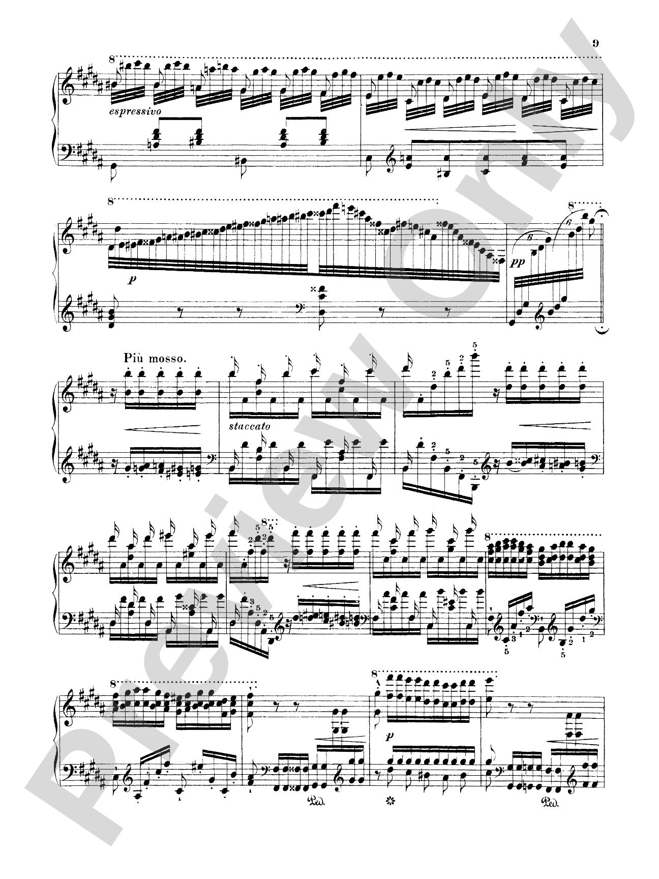 Liszt: La Campanella: Piano