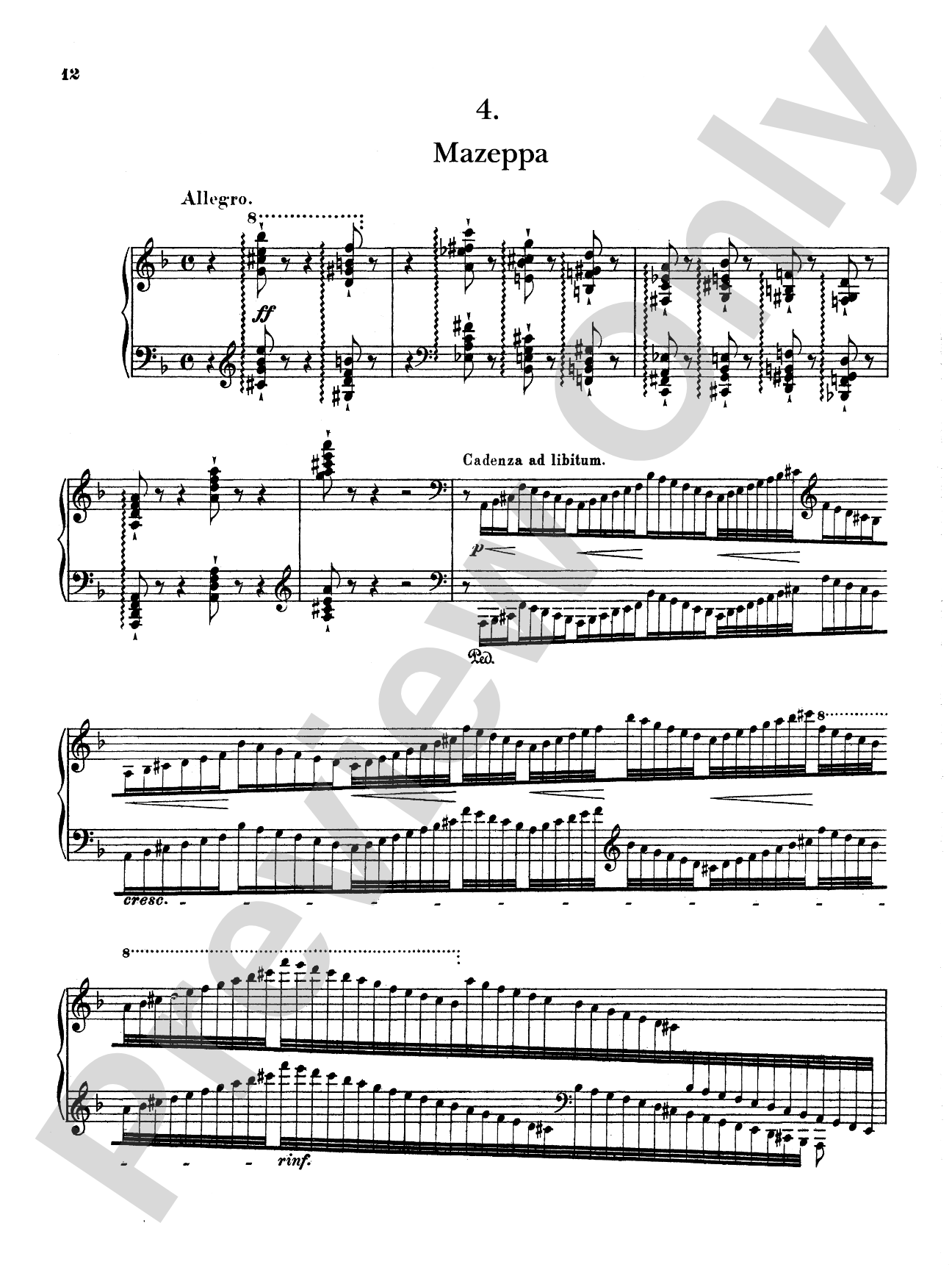 Liszt: Transcendental Etudes (Volume I)