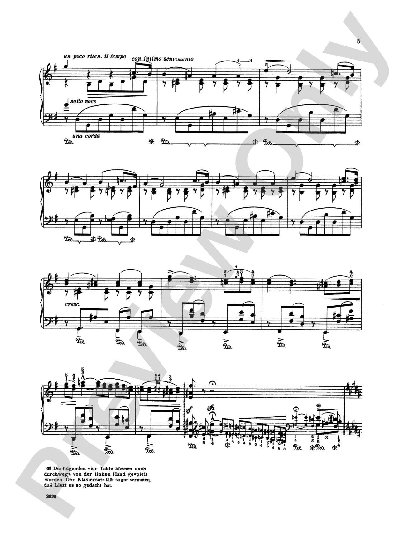 Liszt: Trois Etudes de Concert: Piano