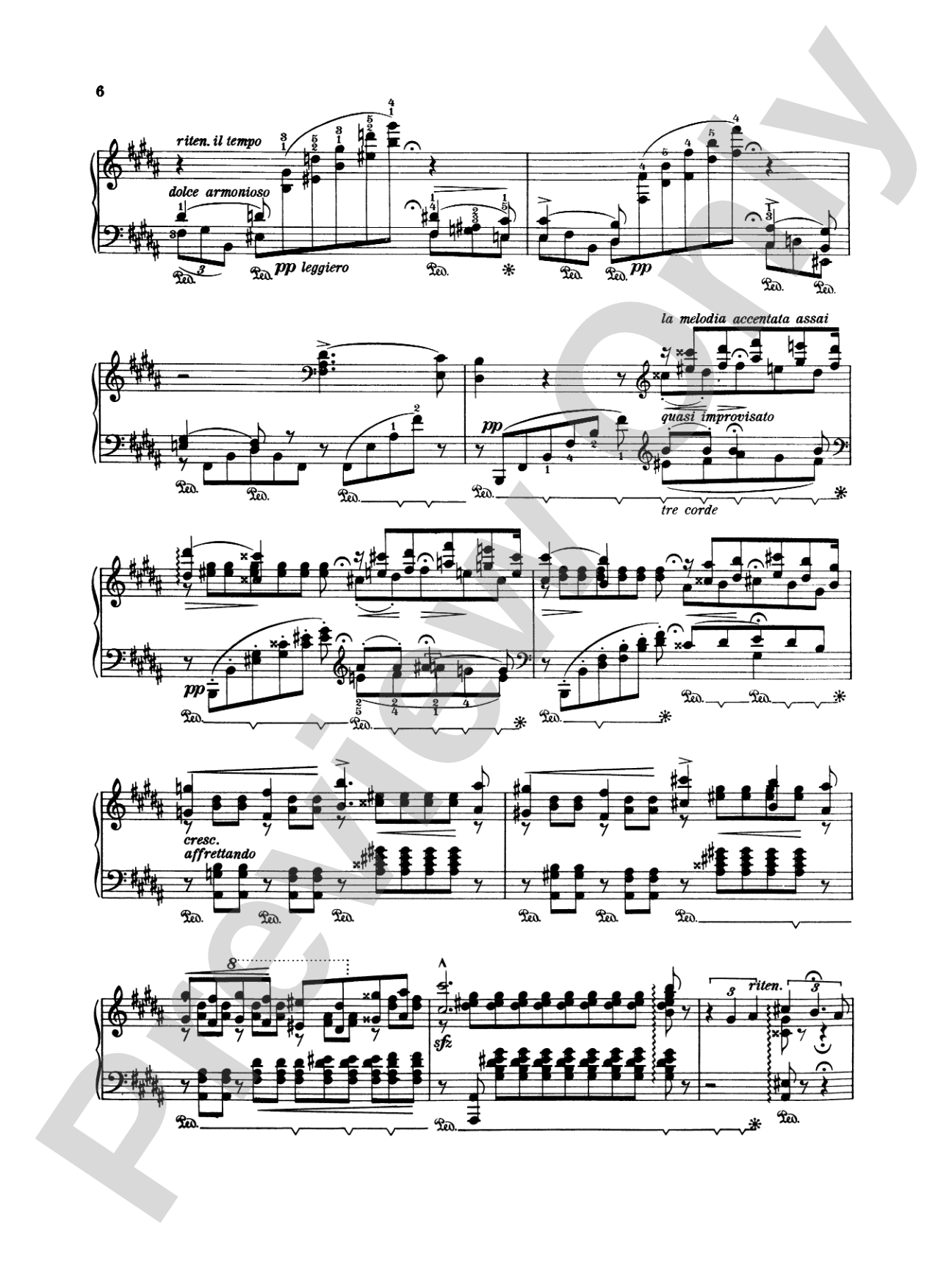 Liszt: Trois Etudes de Concert: Piano