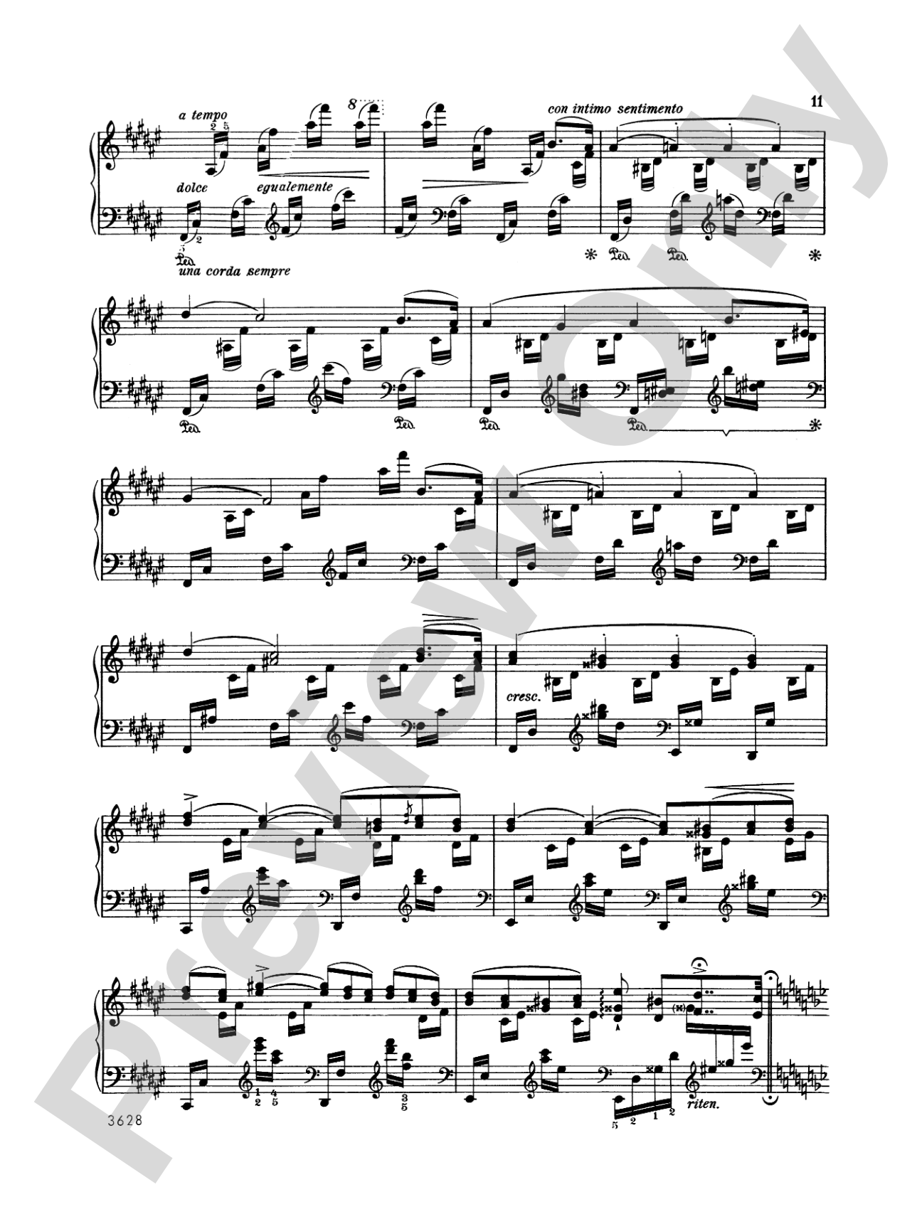 Liszt: Trois Etudes de Concert: Piano