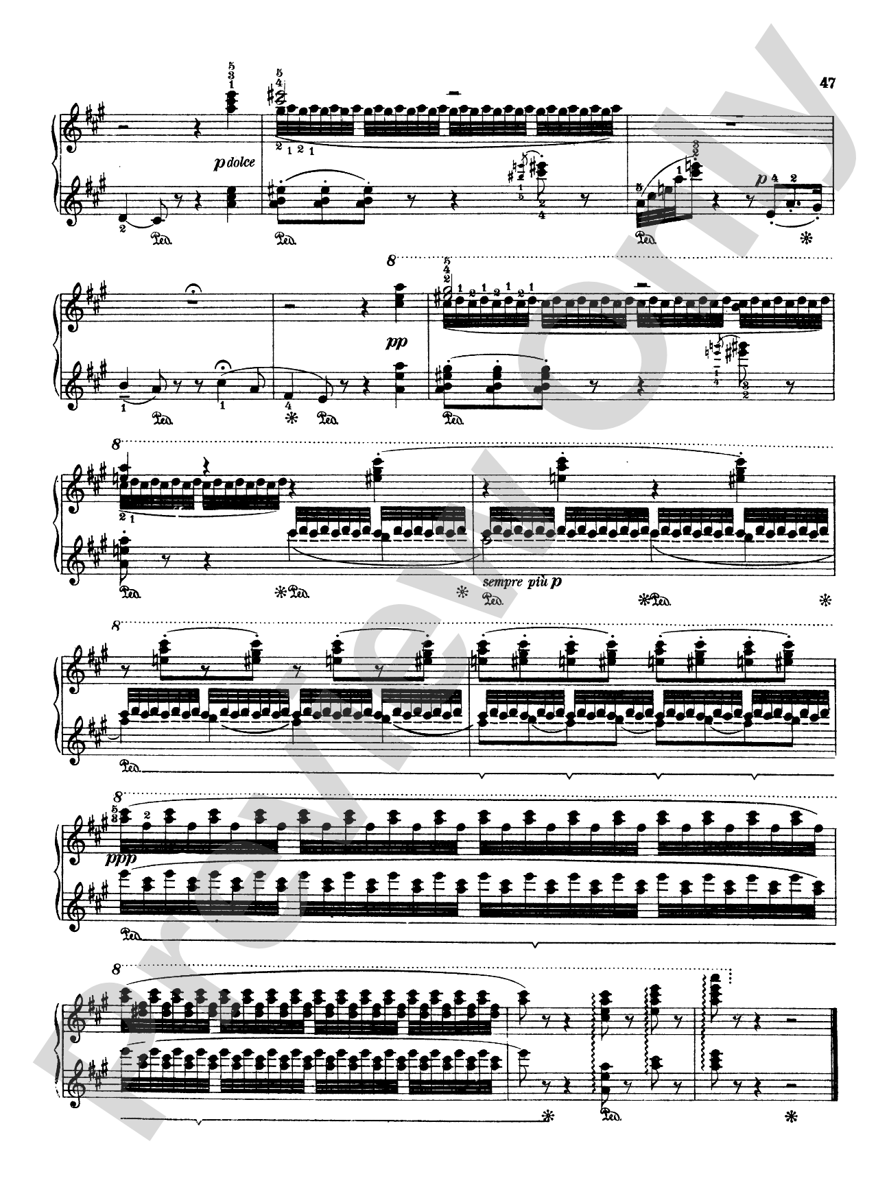 Liszt: Legend-- St. Francis' Sermon to the Birds: Piano