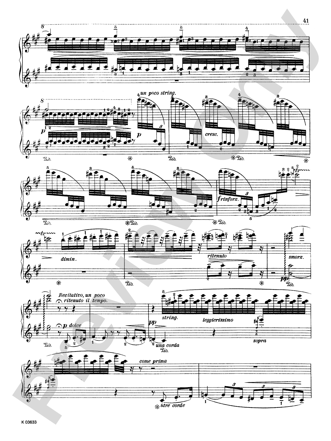 Liszt: Legend-- St. Francis' Sermon to the Birds: Piano
