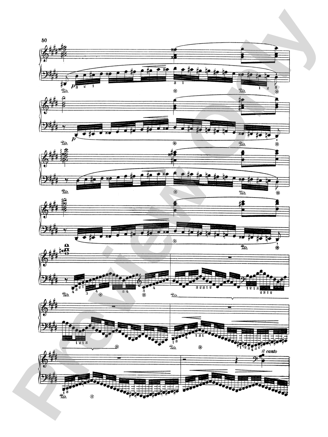 Liszt: Legend-- St. Francis Walking Over the Waves: Piano