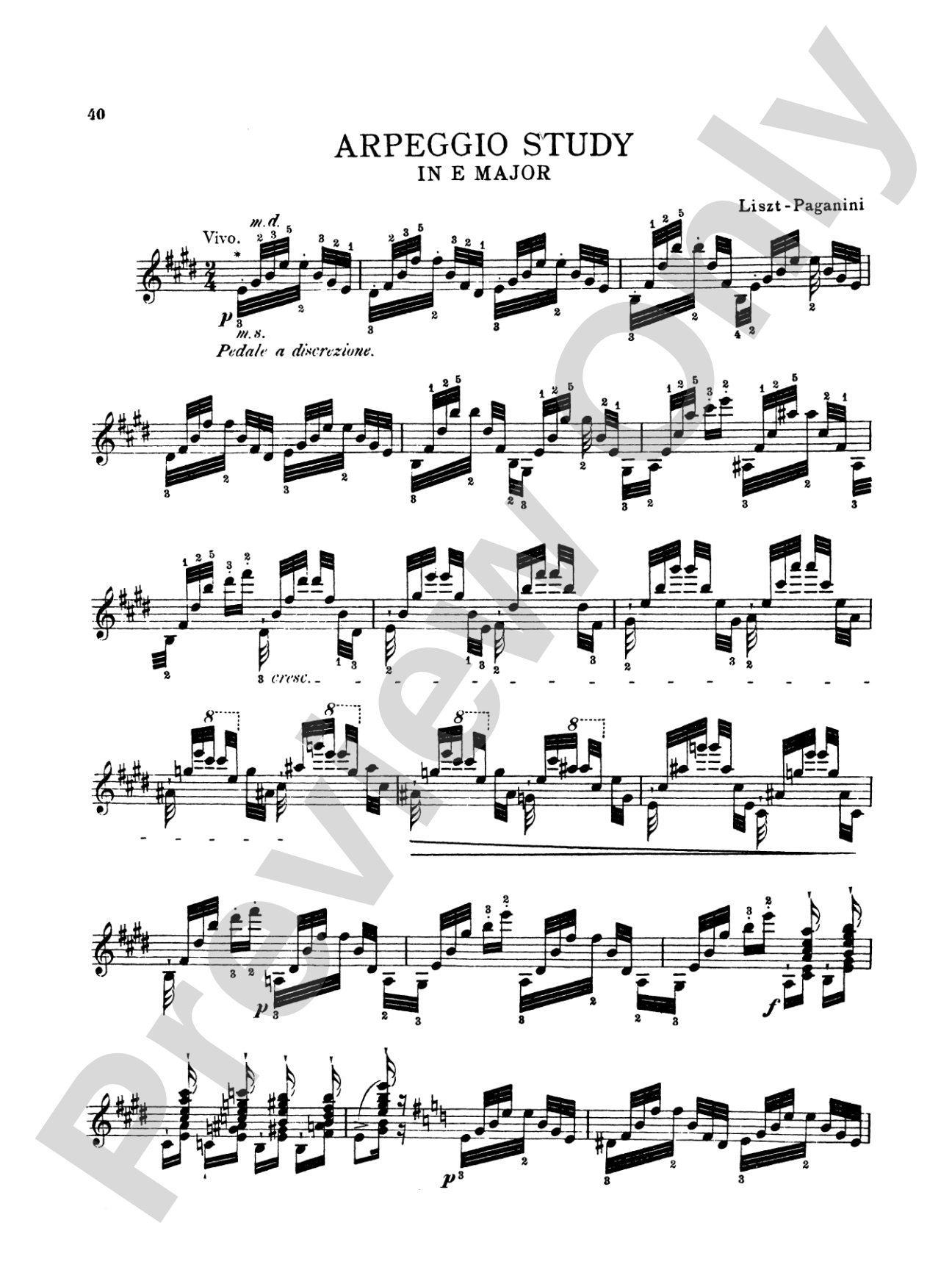 Liszt: Paganini Etudes