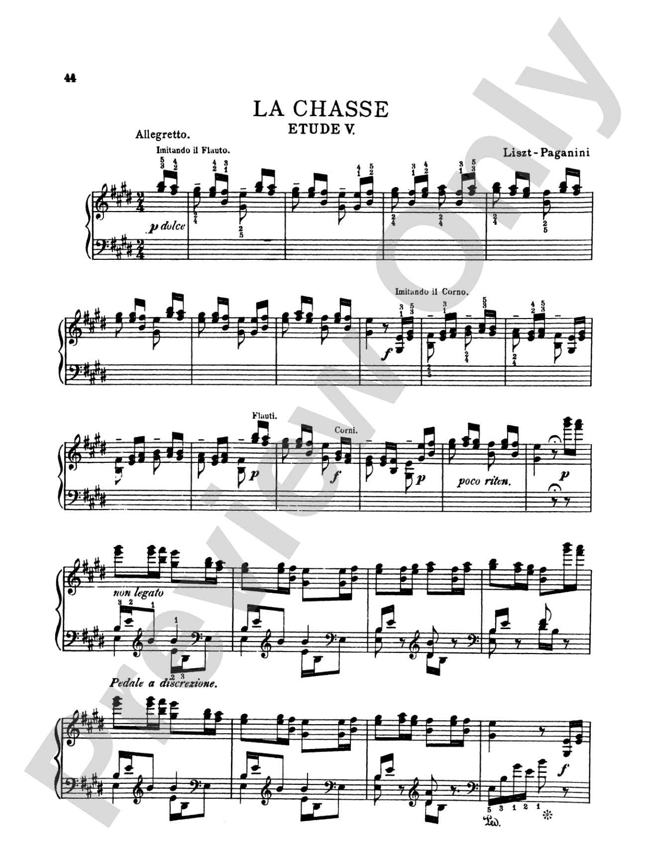 Liszt: Paganini Etudes