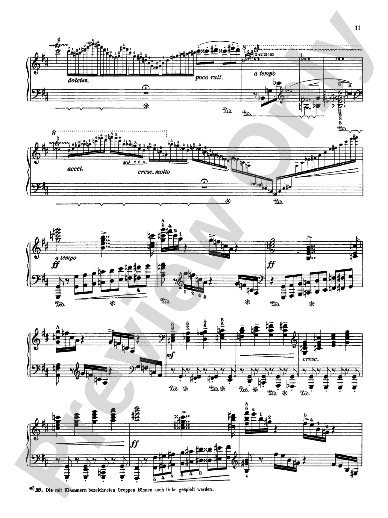 Liszt: Sonata in B Minor: Piano