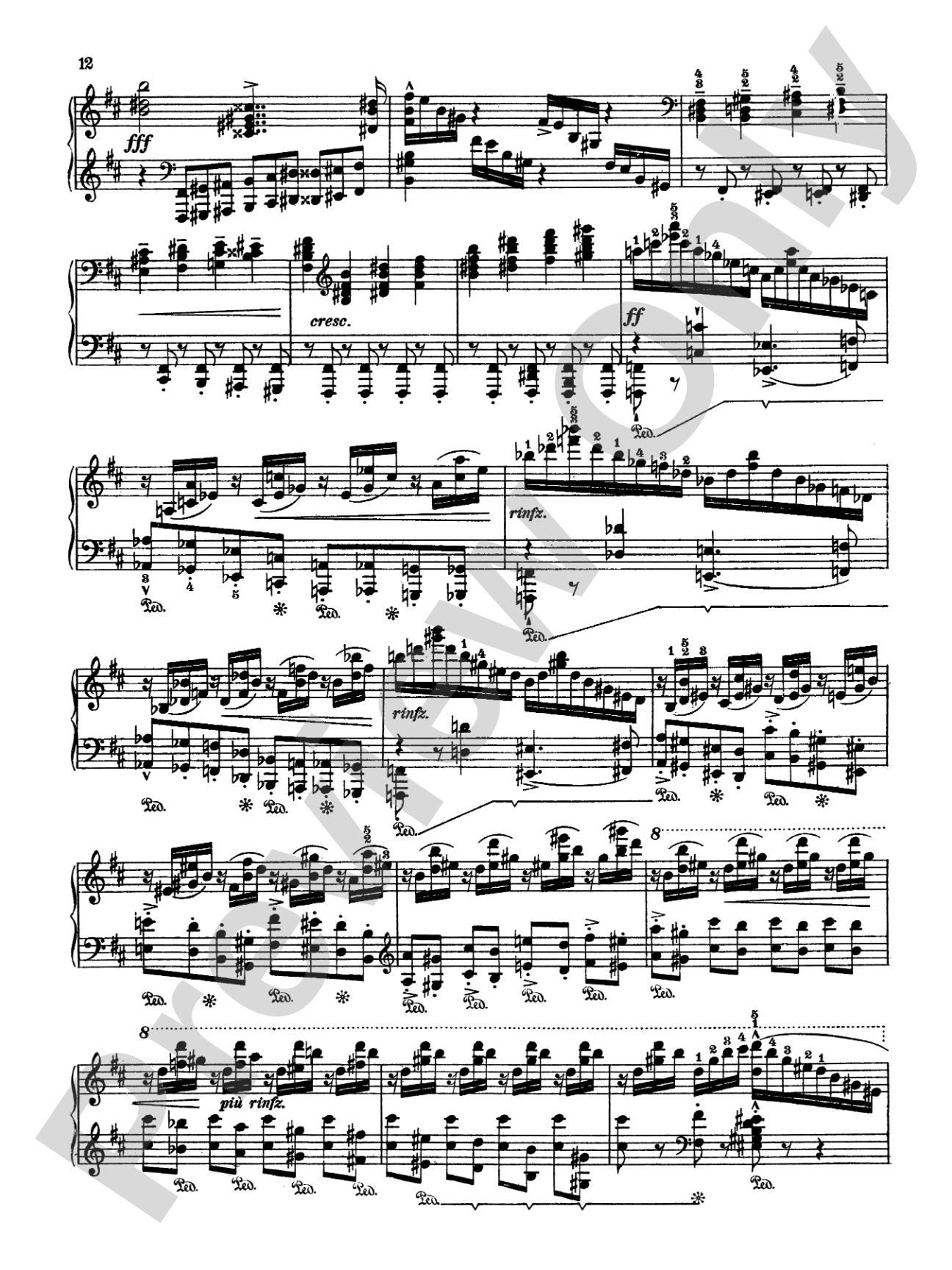 Liszt: Sonata in B Minor: Piano
