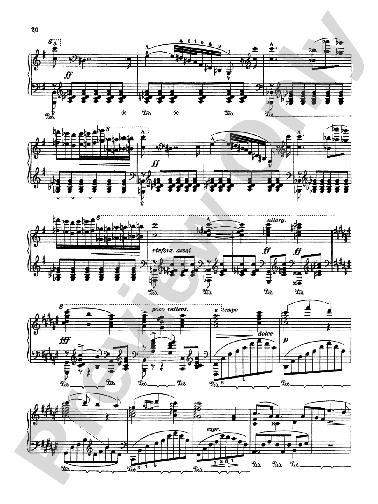 Liszt: Sonata in B Minor: Piano