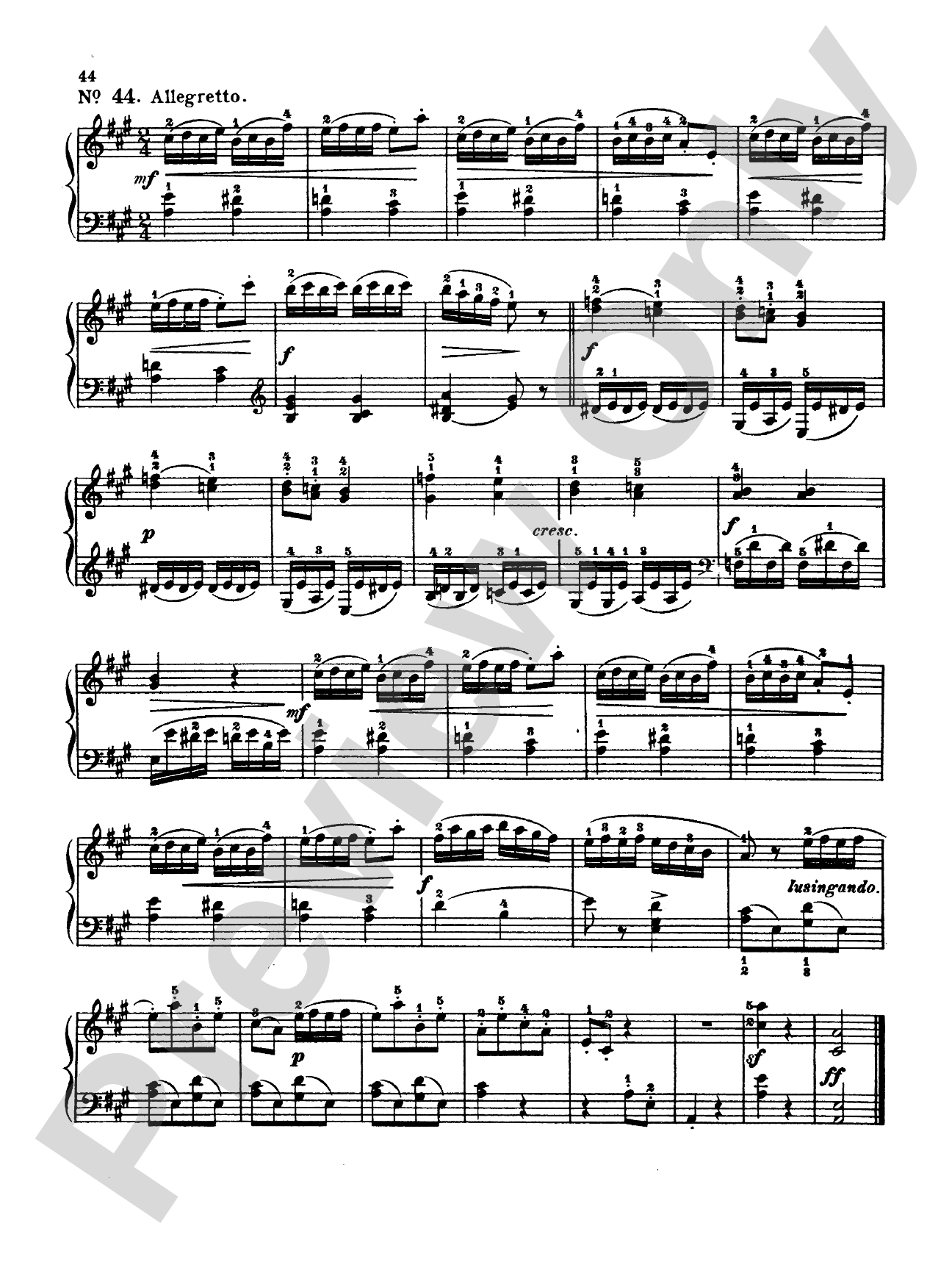 Loeschorn: Studies, Op. 65