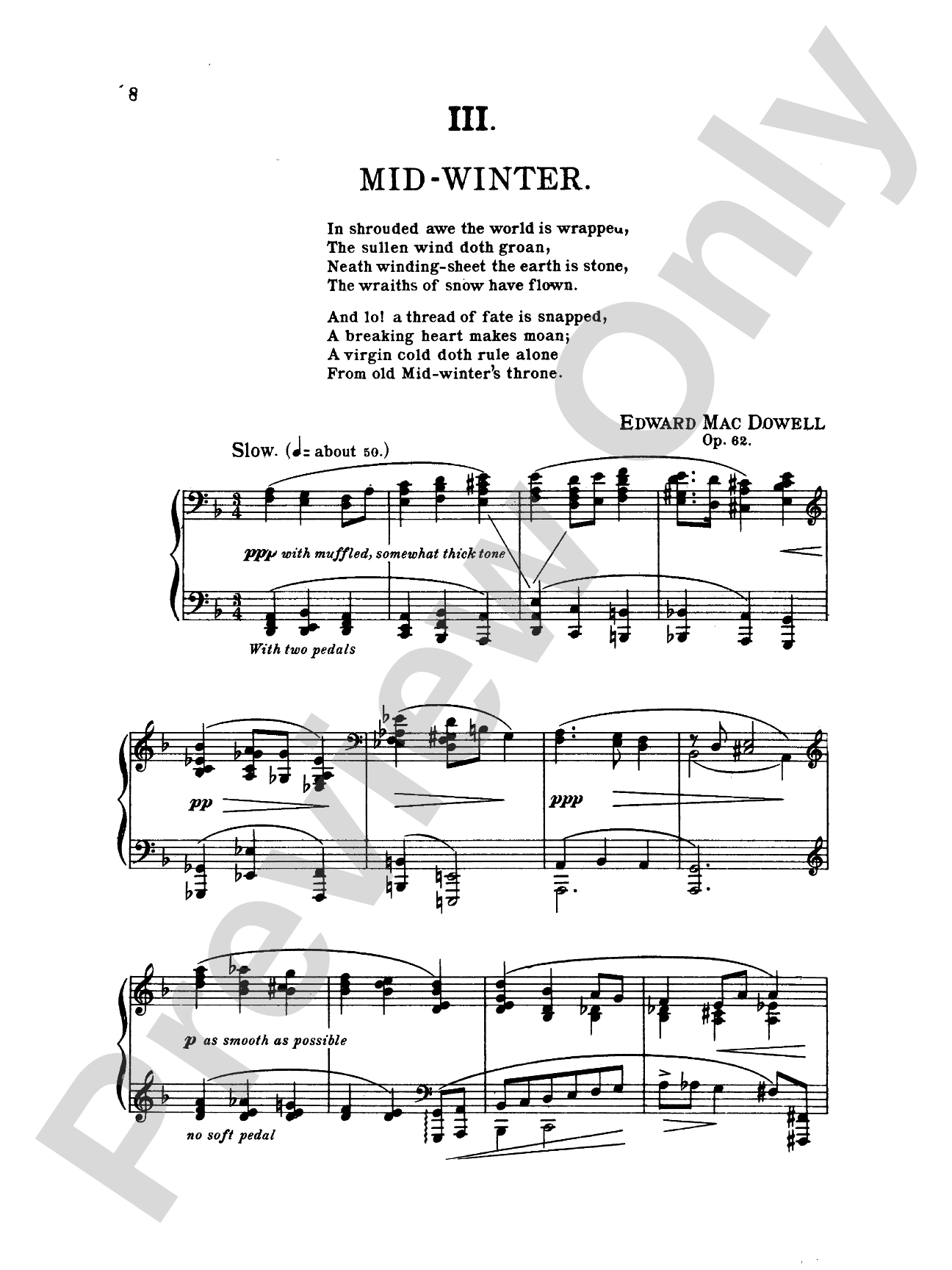 MacDowell: New England Idylls, Op. 62