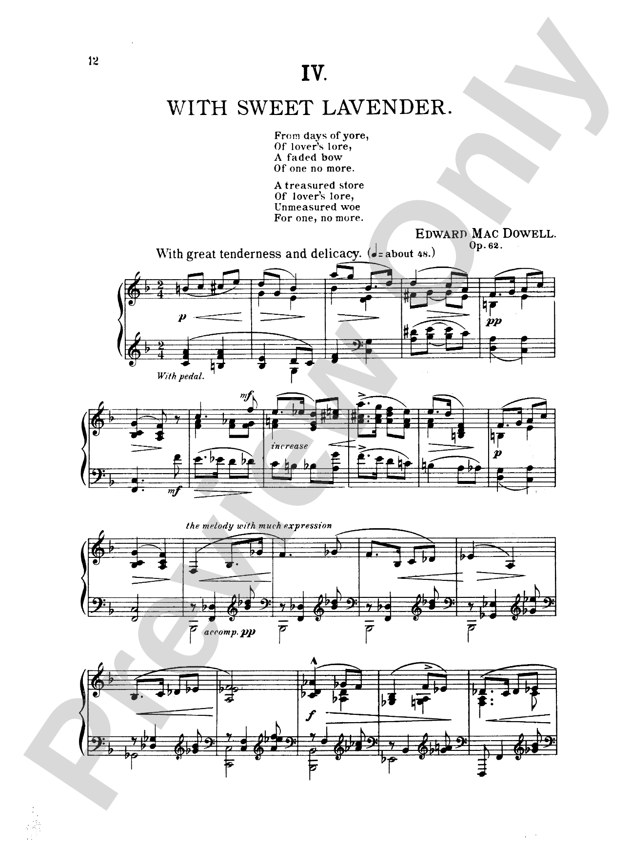 MacDowell: New England Idylls, Op. 62