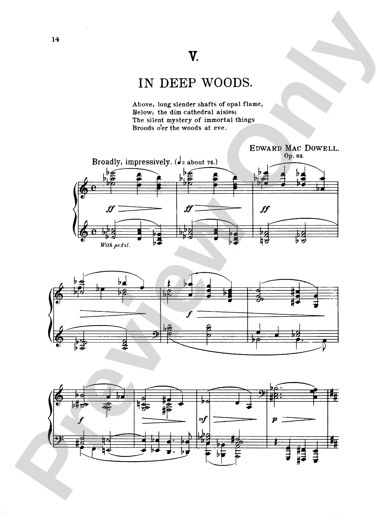 MacDowell: New England Idylls, Op. 62