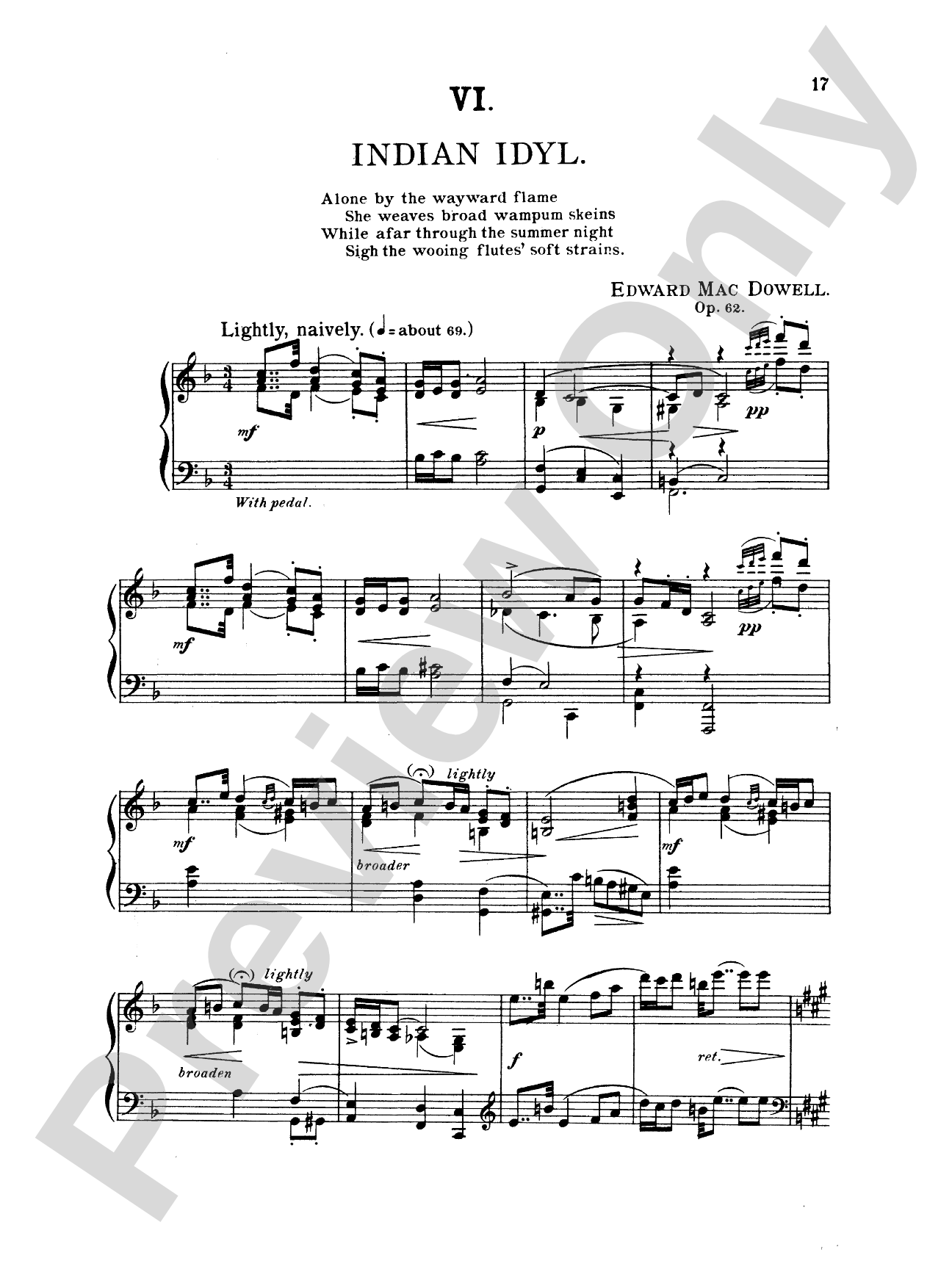 MacDowell: New England Idylls, Op. 62