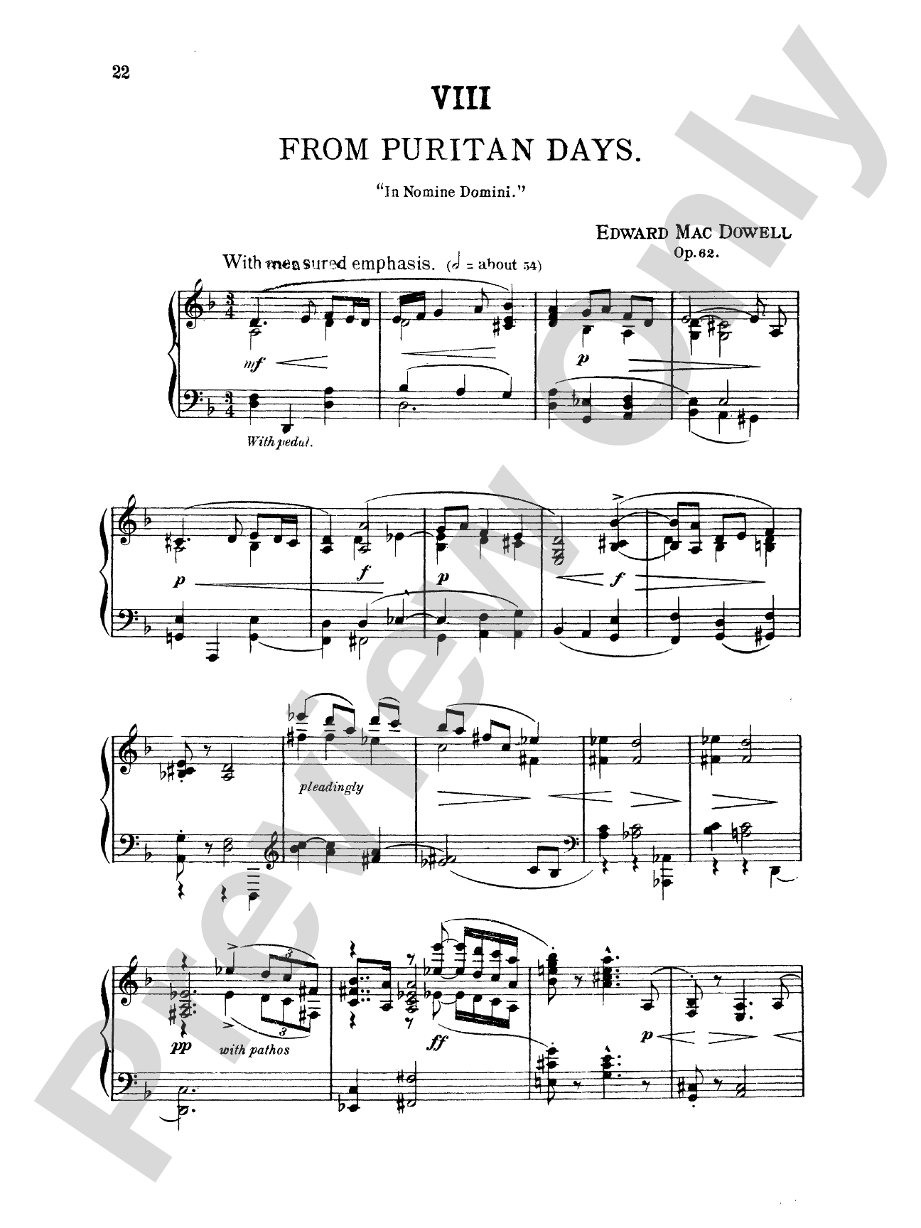 MacDowell: New England Idylls, Op. 62