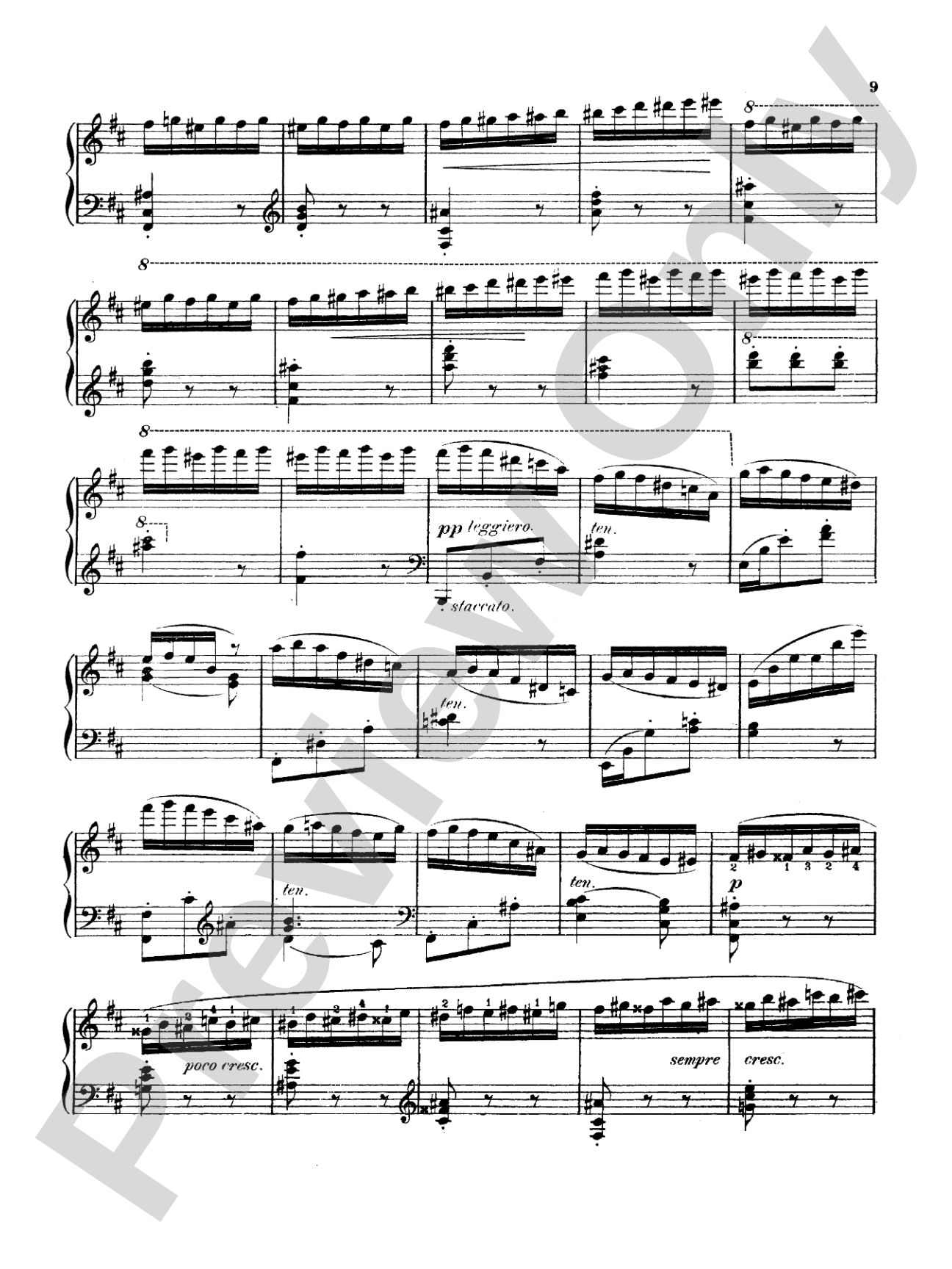 MacDowell: Witches Dance, Op. 17, No. 2: Piano