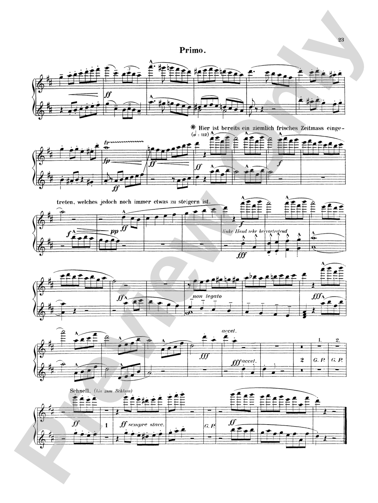 Mahler: Symphony No. 1, in D Major: Piano Duet (1 Piano, 4 Hands) Book