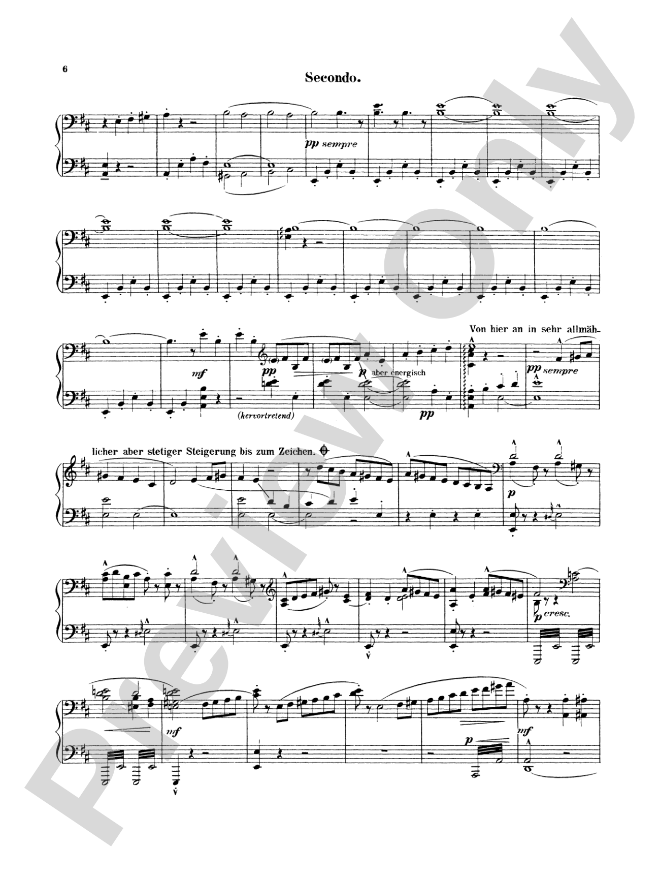 Mahler: Symphony No. 1, in D Major: Piano Duet (1 Piano, 4 Hands) Book