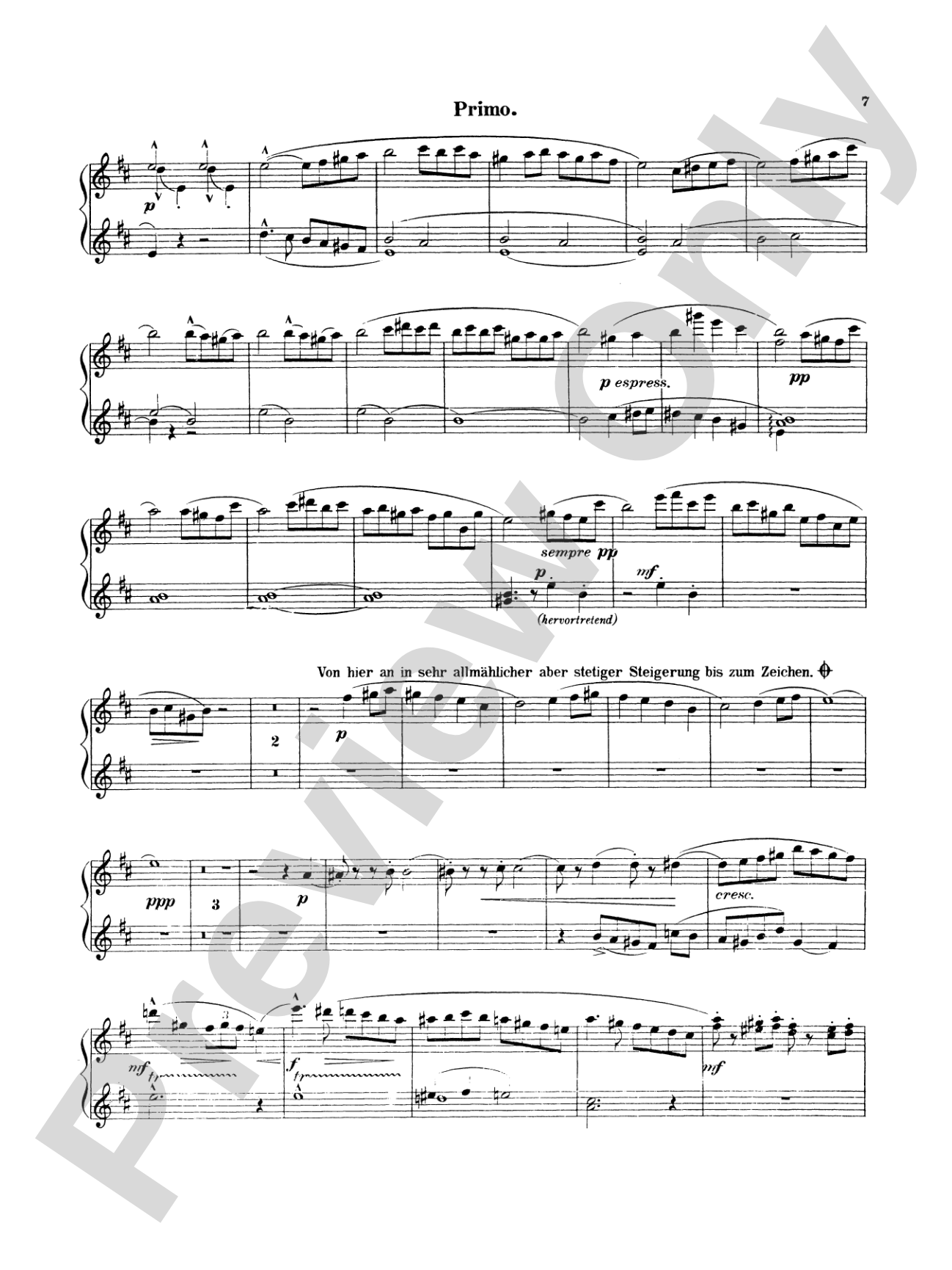Mahler: Symphony No. 1, in D Major: Piano Duet (1 Piano, 4 Hands) Book