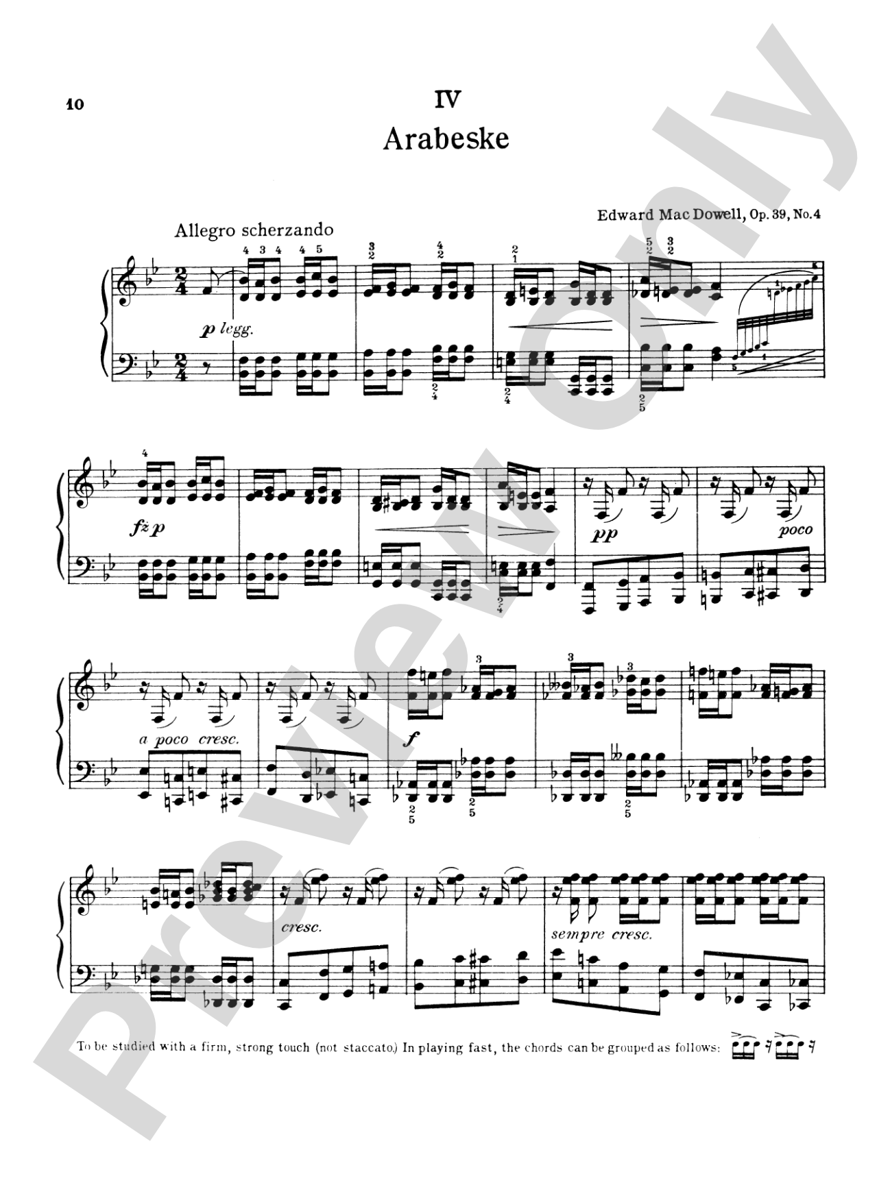 MacDowell: Twelve Etudes, Op. 39
