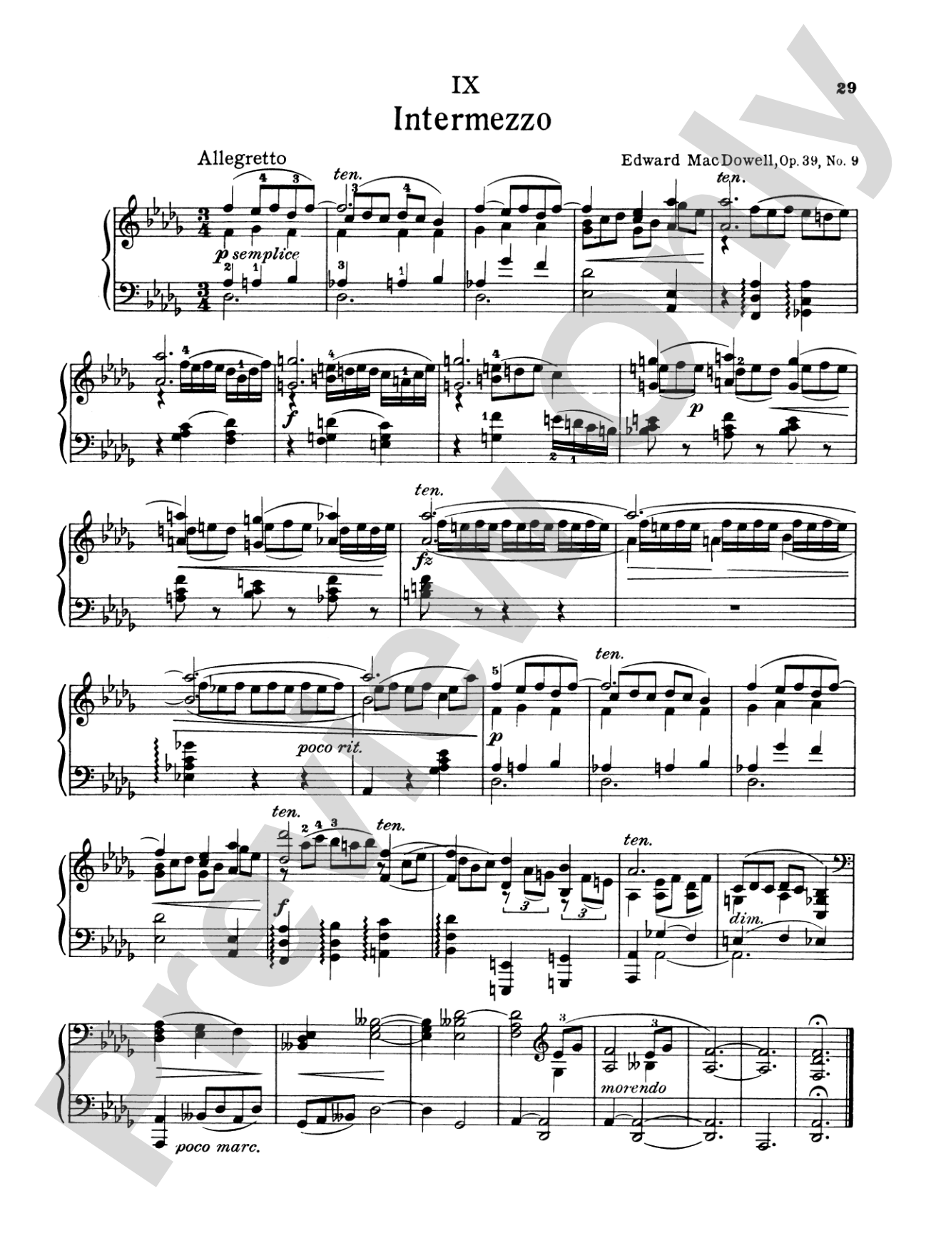 MacDowell: Twelve Etudes, Op. 39