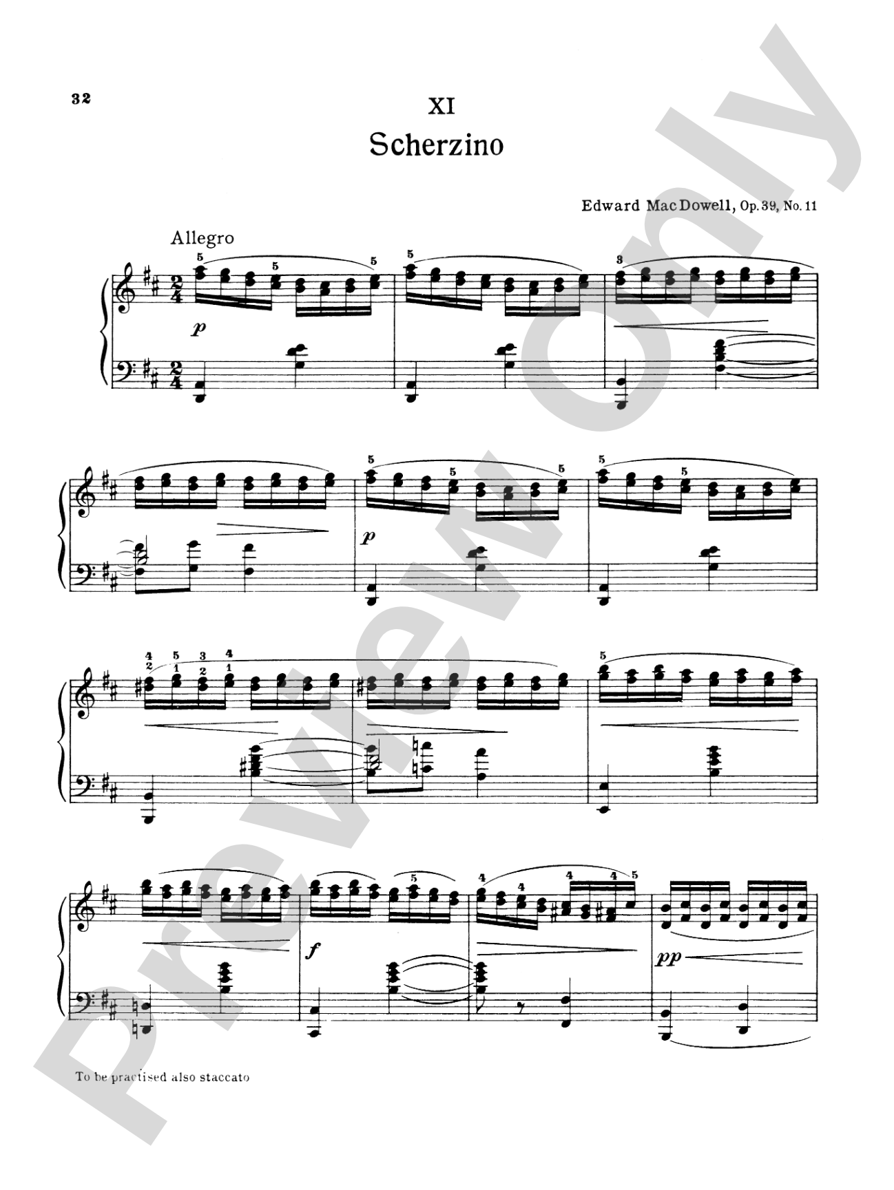 MacDowell: Twelve Etudes, Op. 39