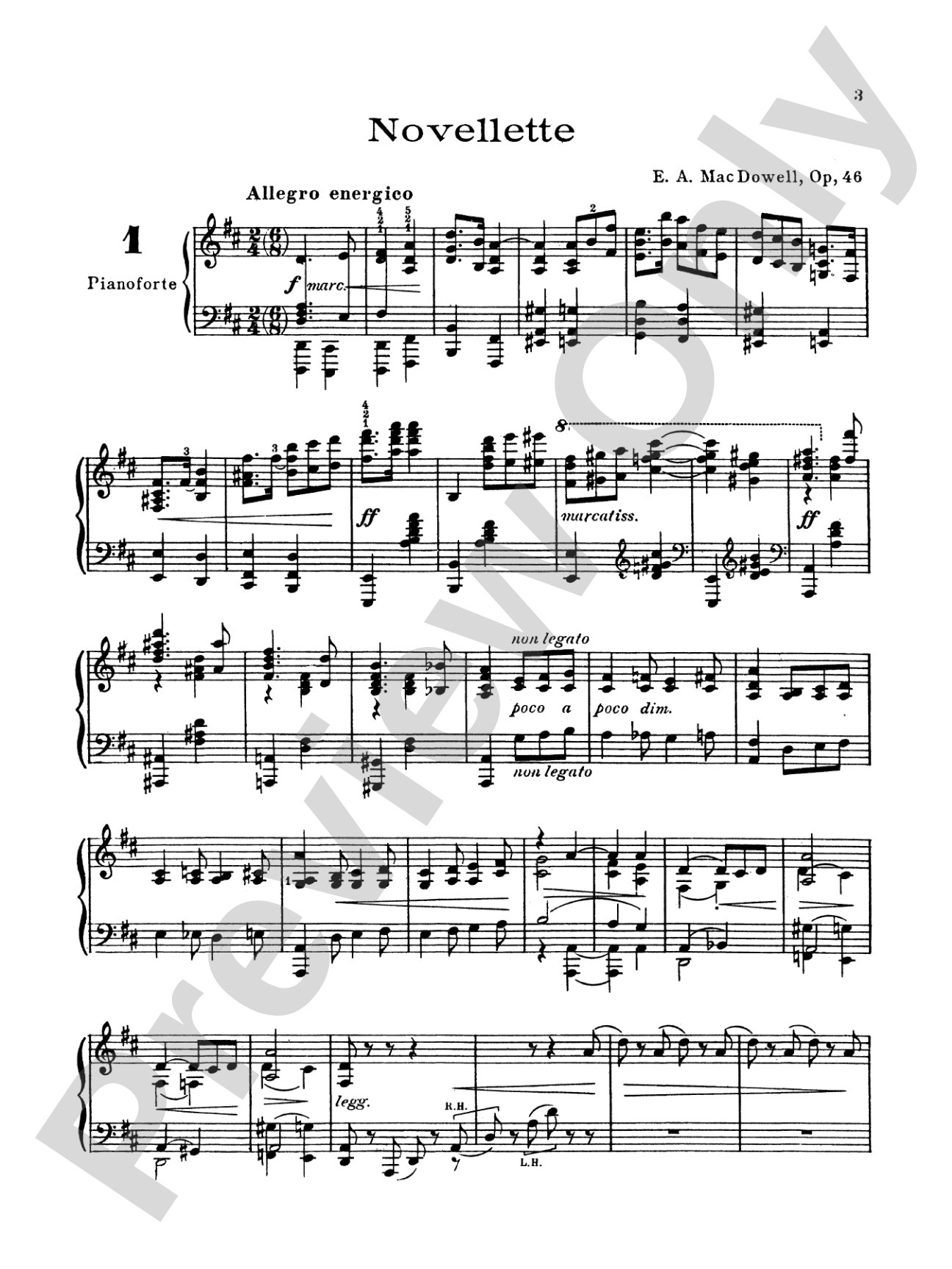 MacDowell: Twelve Virtuoso Studies, Op. 46: Piano Book