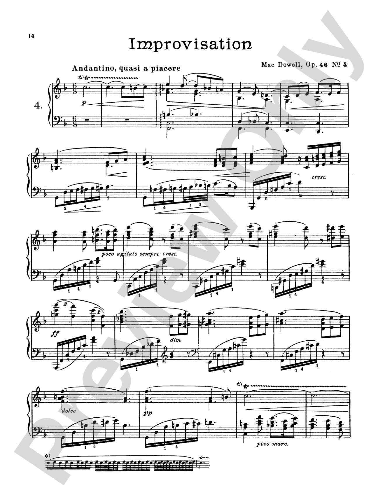 MacDowell: Twelve Virtuoso Studies, Op. 46