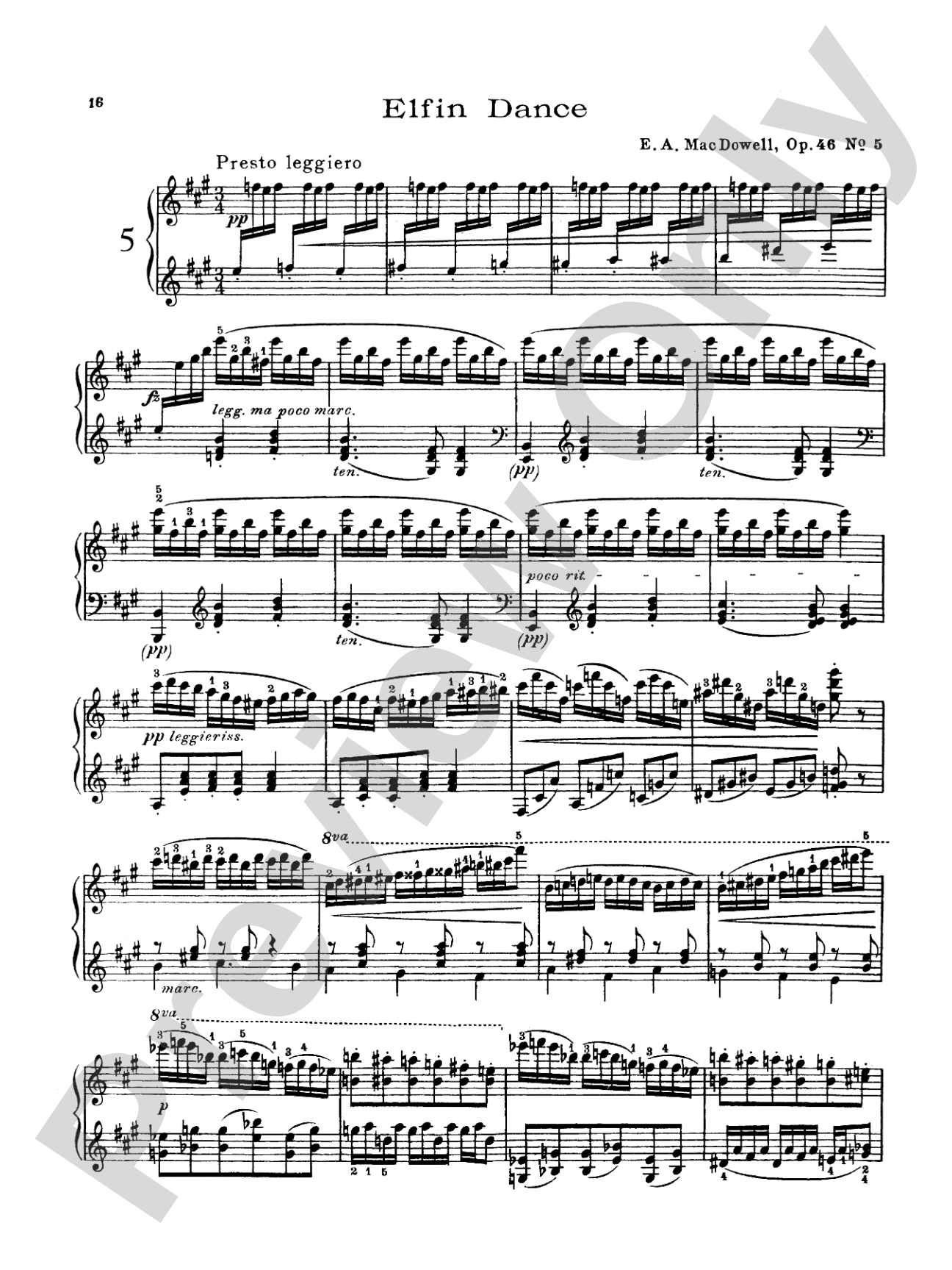 MacDowell: Twelve Virtuoso Studies, Op. 46