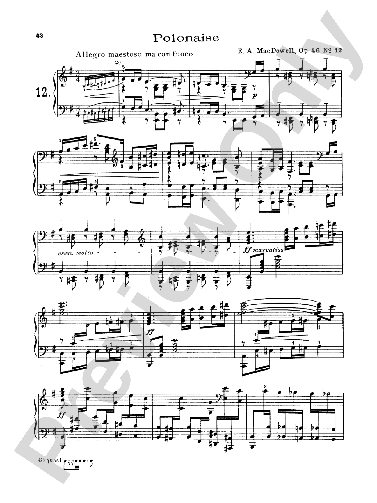 MacDowell: Twelve Virtuoso Studies, Op. 46