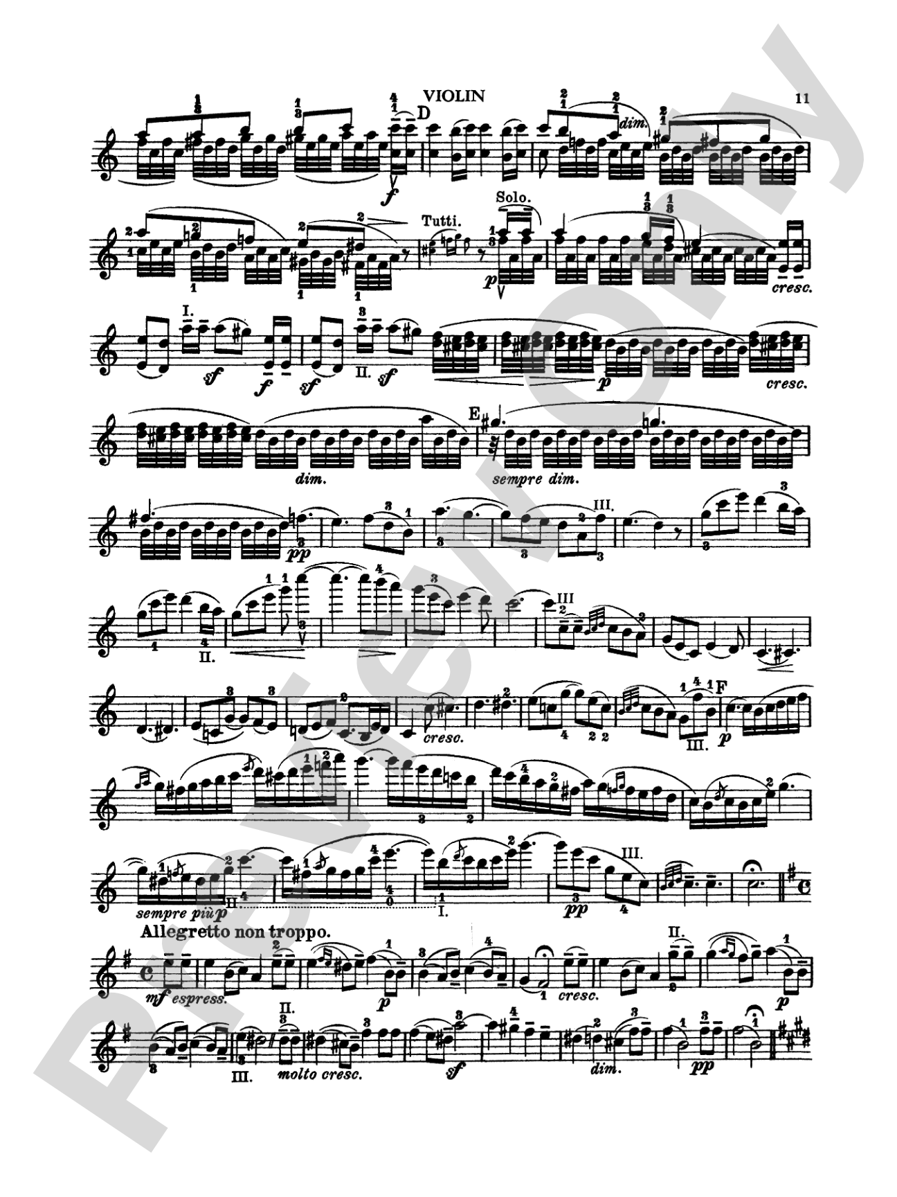 Mendelssohn: Violin Concerto, Op. 64 (Arr. Carl Flesch): Violin Book