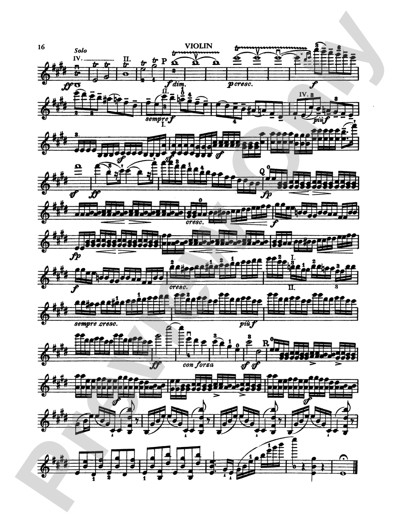 Mendelssohn: Violin Concerto, Op. 64 (Arr. Carl Flesch): Violin Book