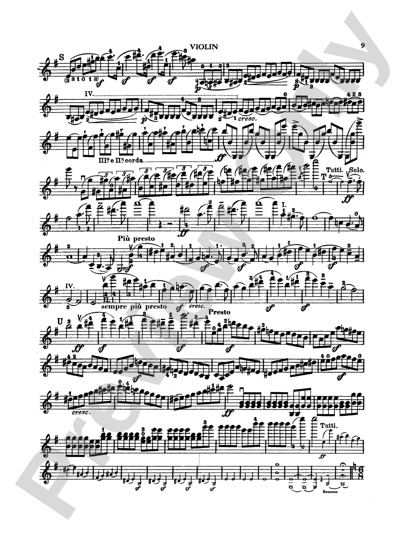 Mendelssohn: Violin Concerto, Op. 64 (Arr. Carl Flesch): Violin Book