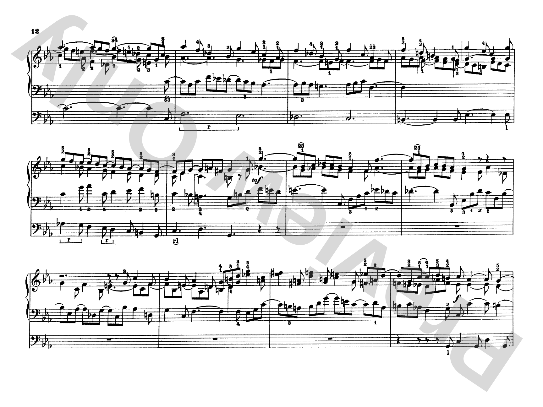 Mendelssohn: Organ Works: Organ Comb Bound Book