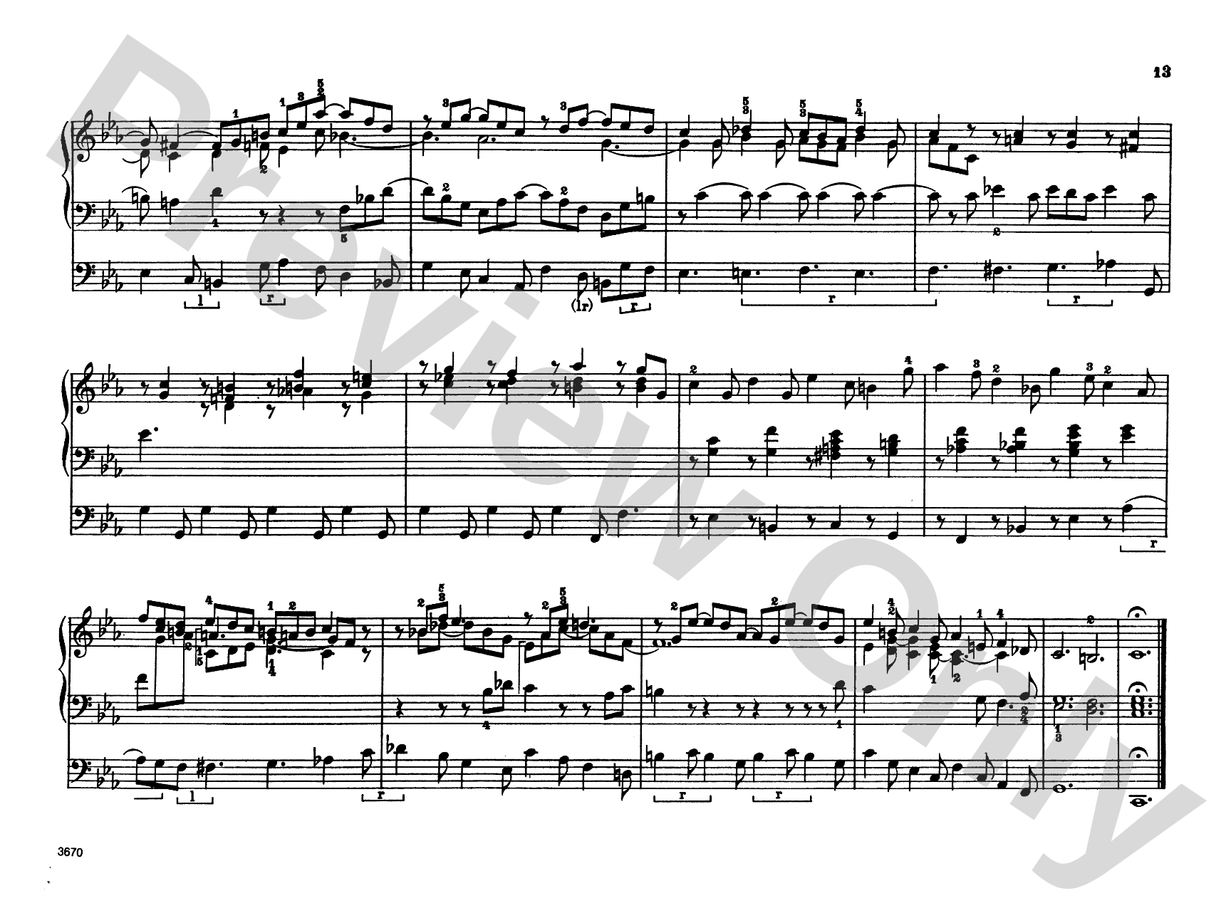 Mendelssohn: Organ Works: Organ Comb Bound Book